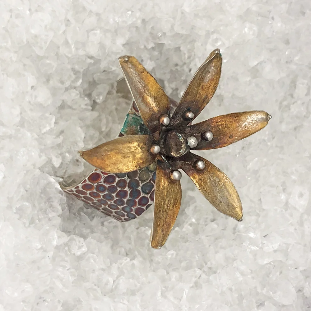 Cast Flower Ring Fereshteh Fatemi