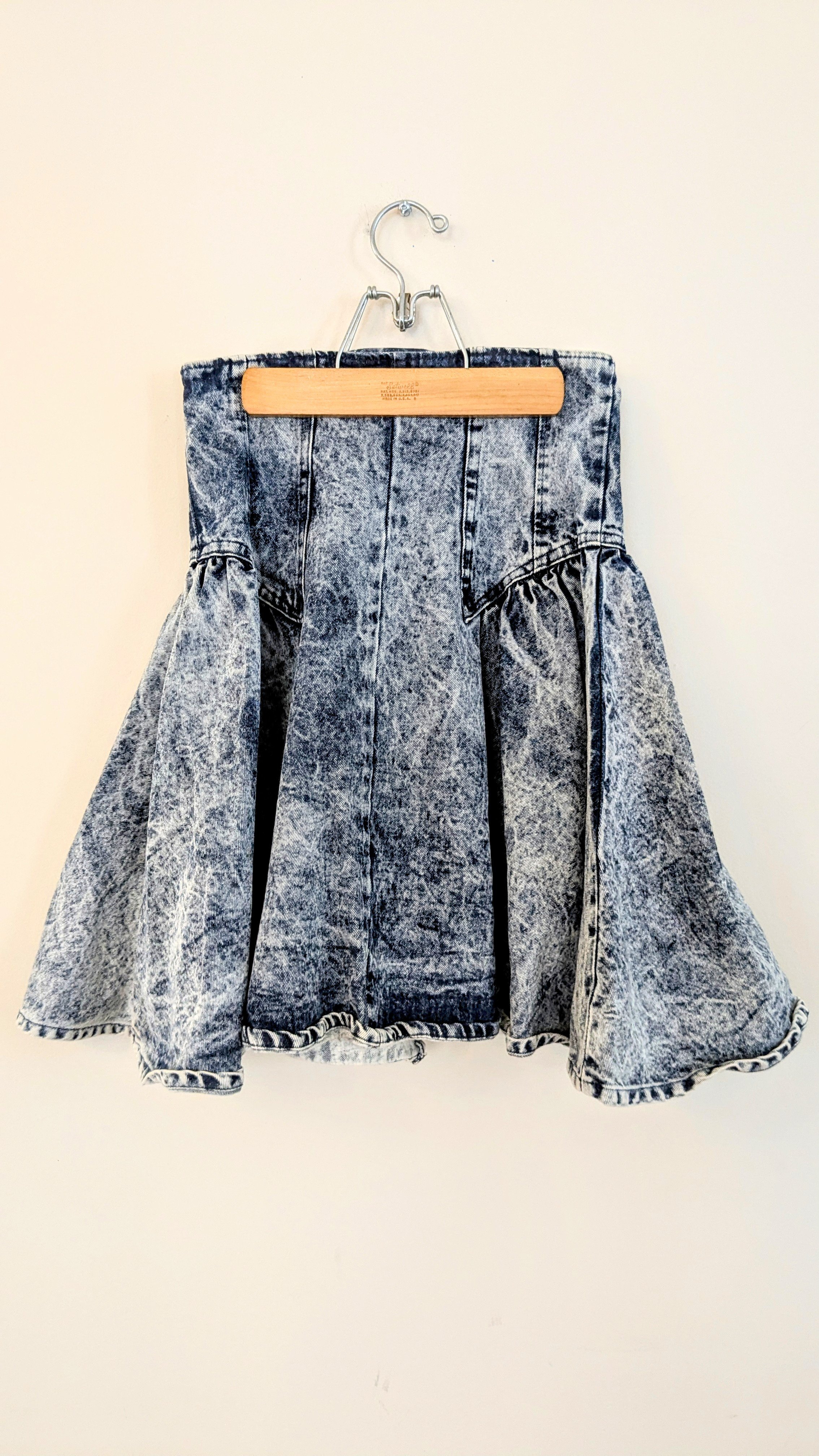 Vintage 80s Denim Skirt