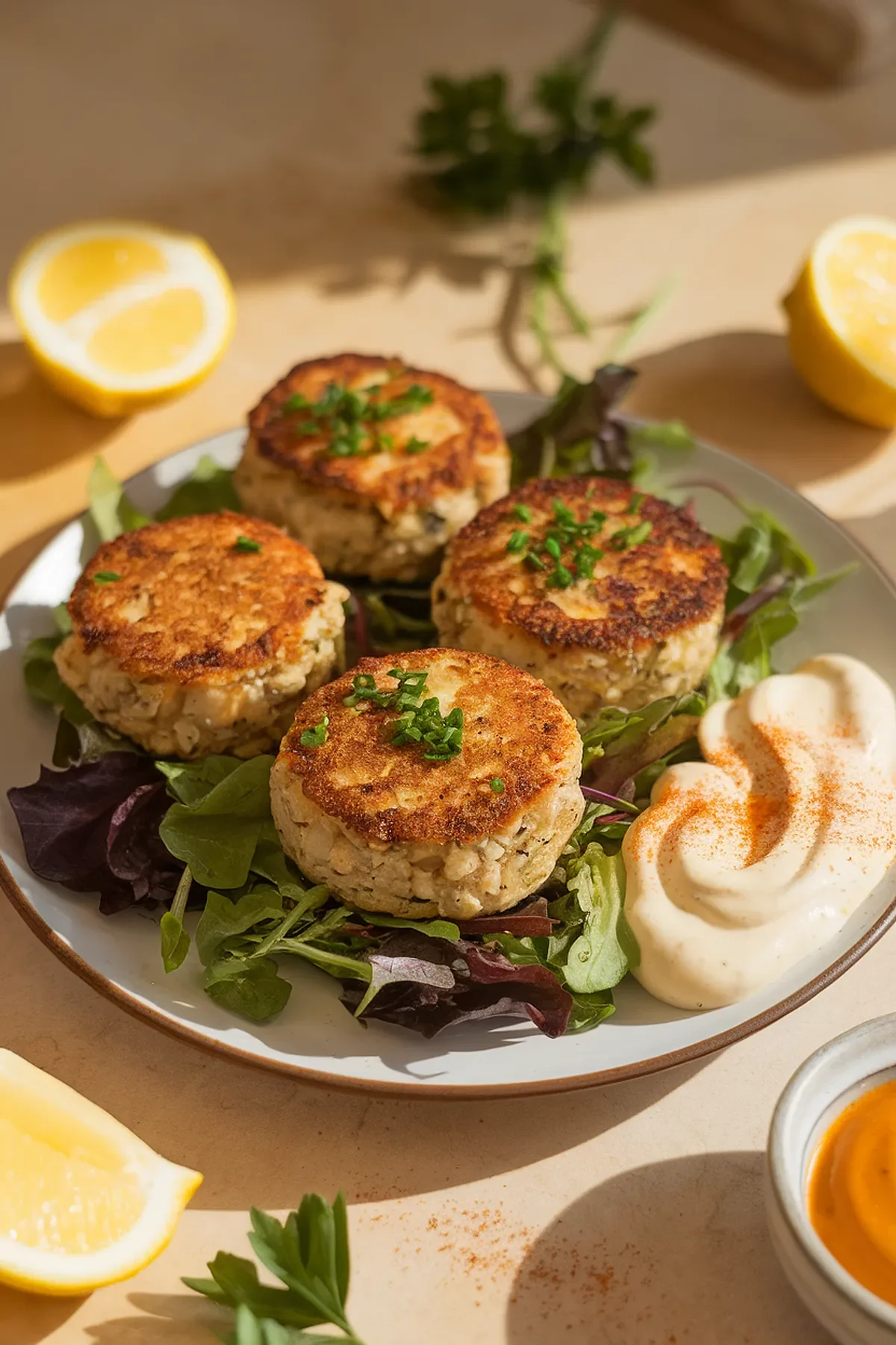 Lion’s Mane (No Crab) Cakes 