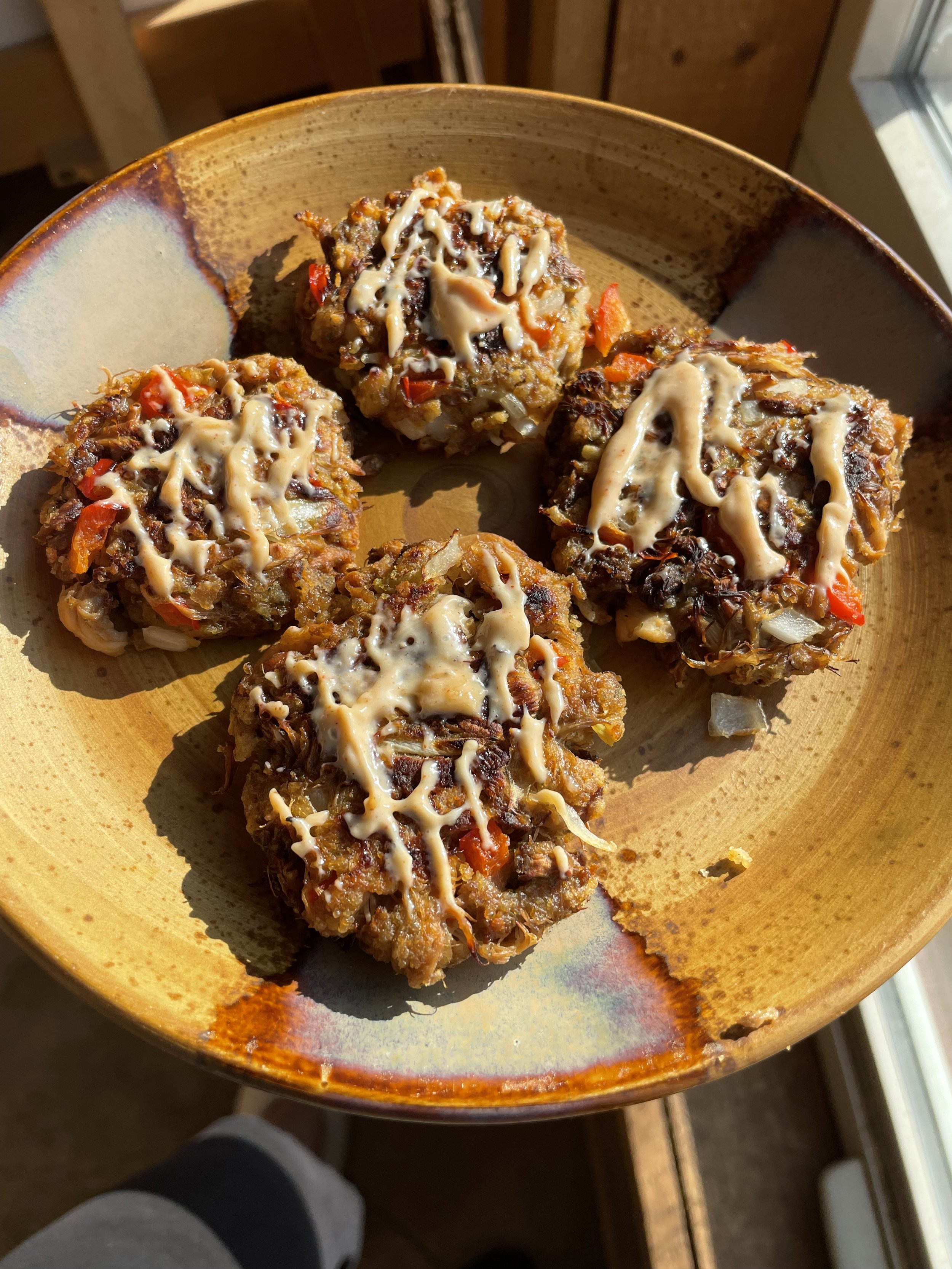 Lion’s Mane (No Crab) Cakes 