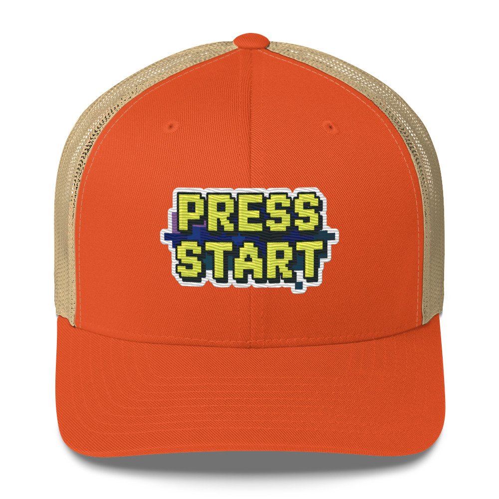 retro-trucker-hat-rustic-orange-khaki-front-67679f6a8d4a3.jpg