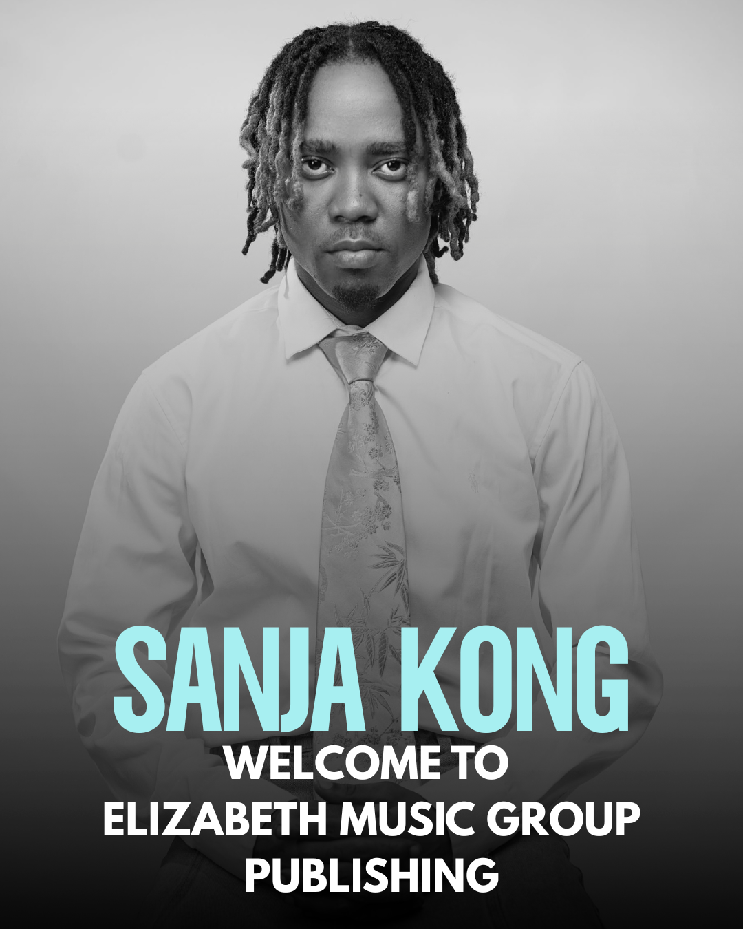 Image of Sanja Kong with text that says Welcome to Elizabeth Music Group Publishing
