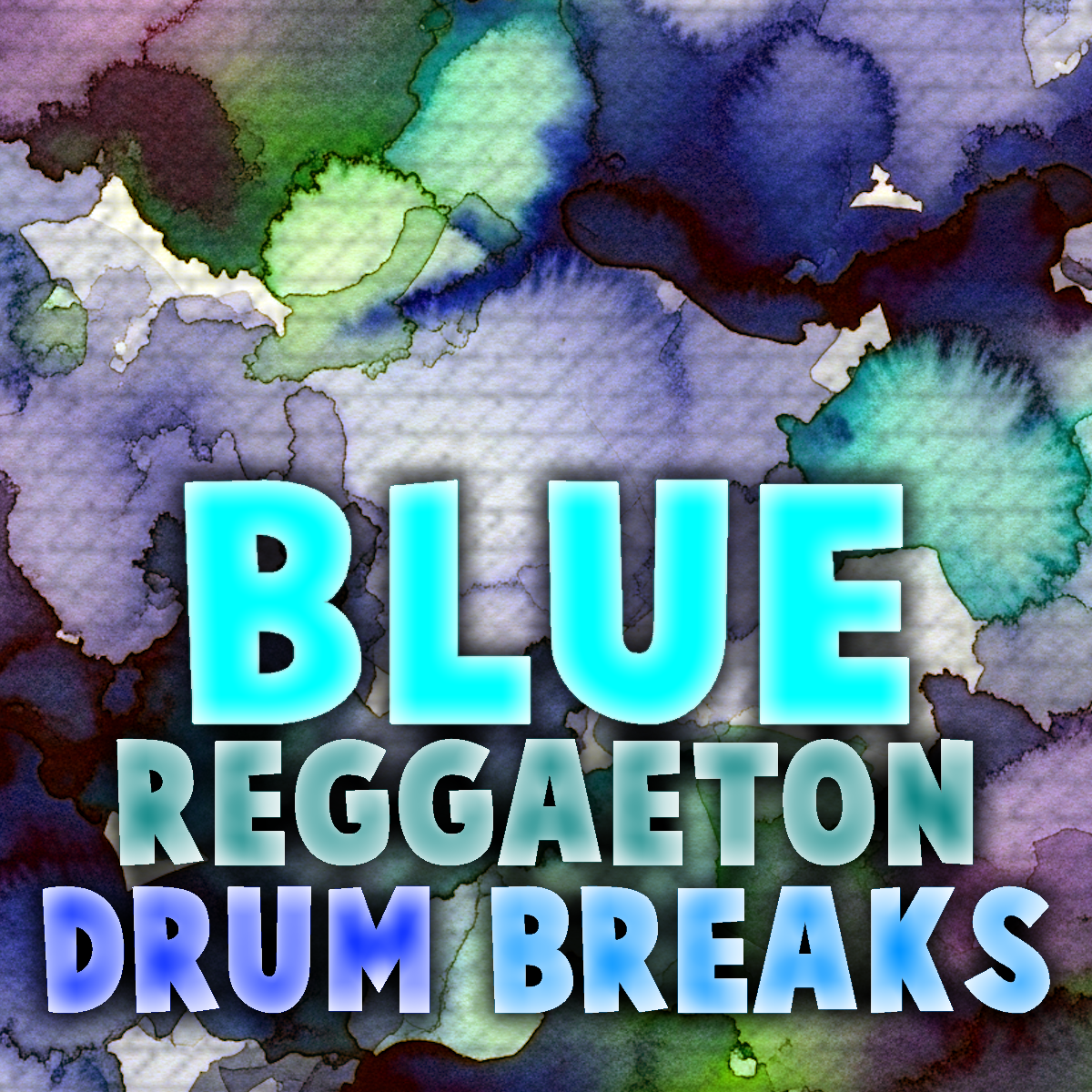 Blue Reggaeton Drum Breaks