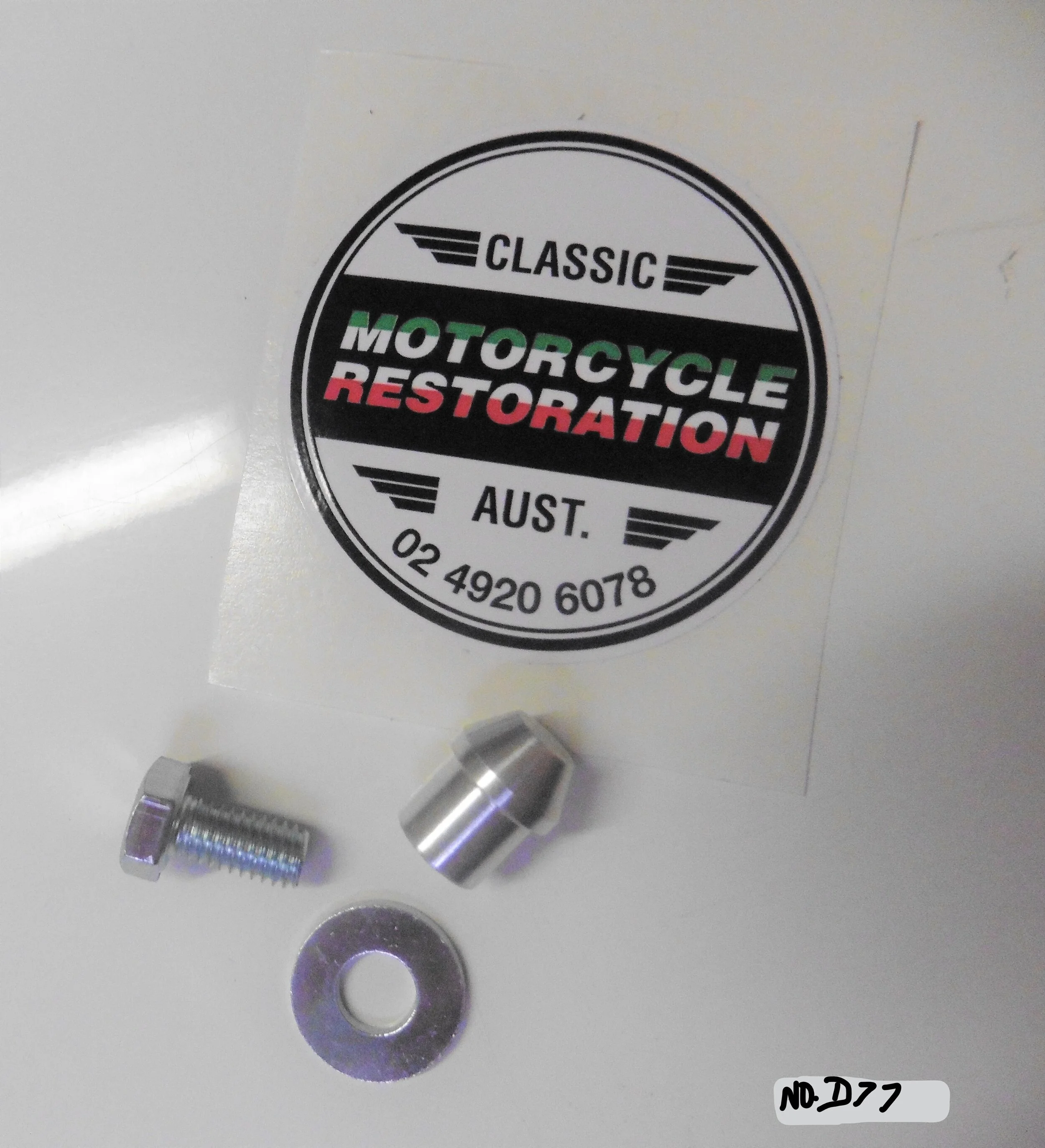 Ducati Darmah Side cover/ repair pin No D77 — Classic Motorcycle