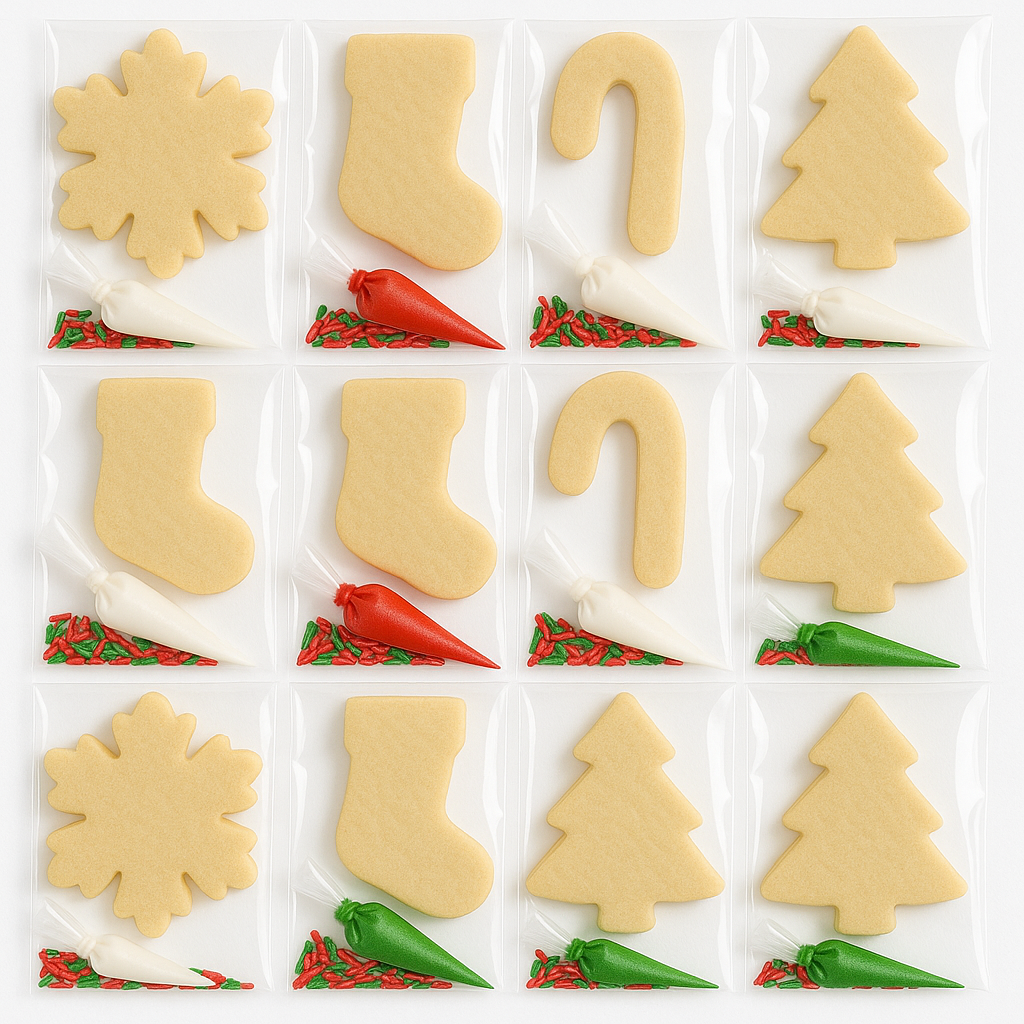 Single cookie decorating kit
