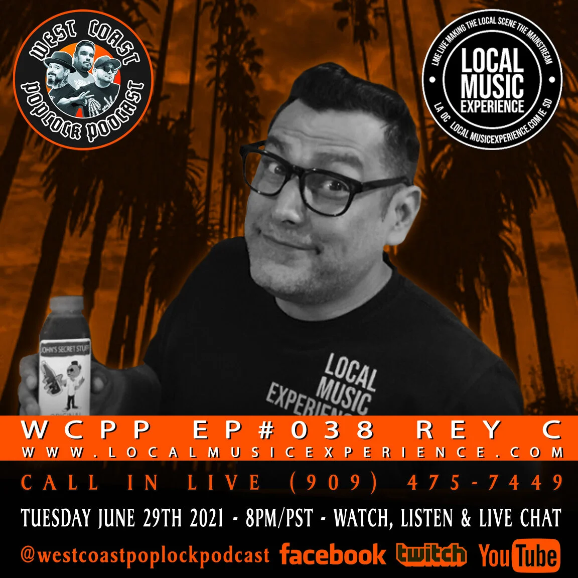EP#038 Rey C Local Music Experience