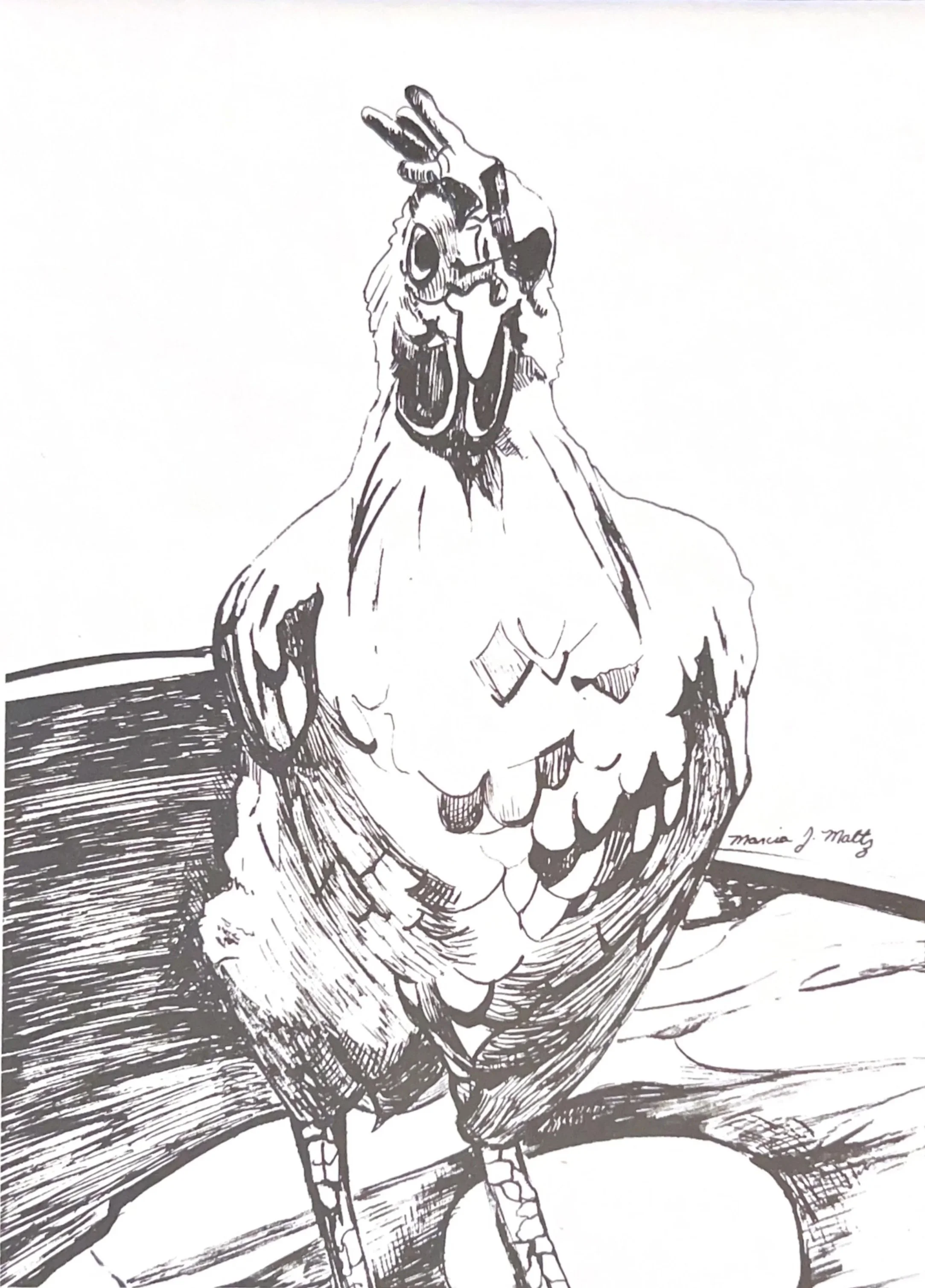 Mother Hen, 1978, Lithograph print on paper