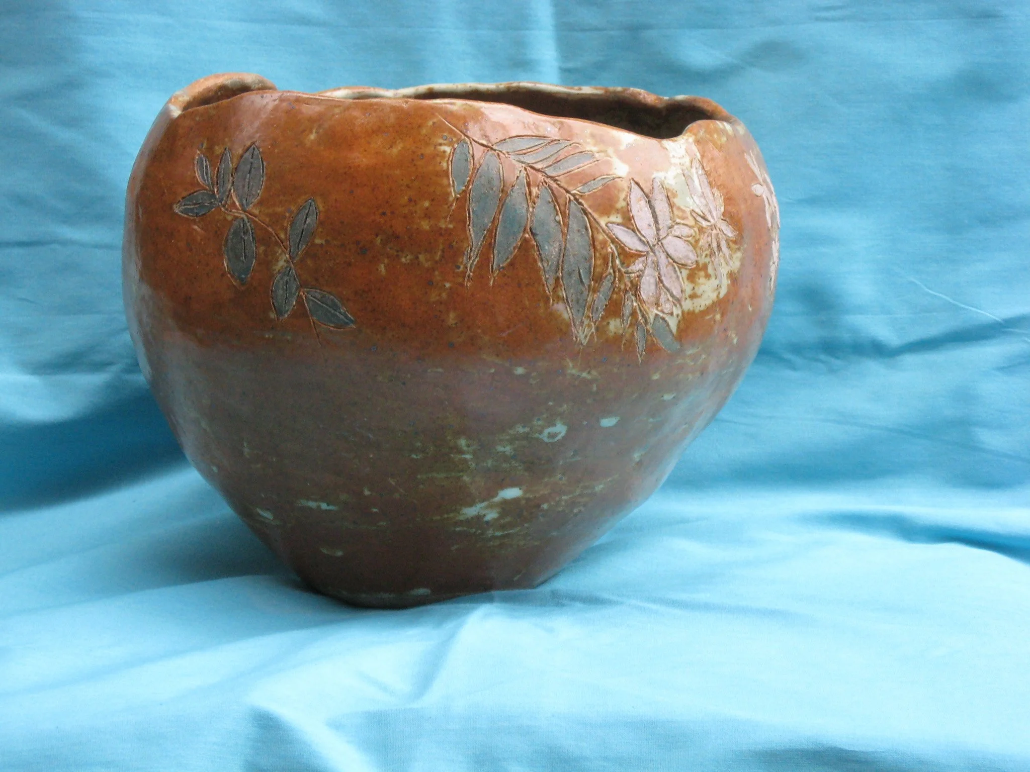 "Flower Planter" 2020's, Ceramic terracotta coils 