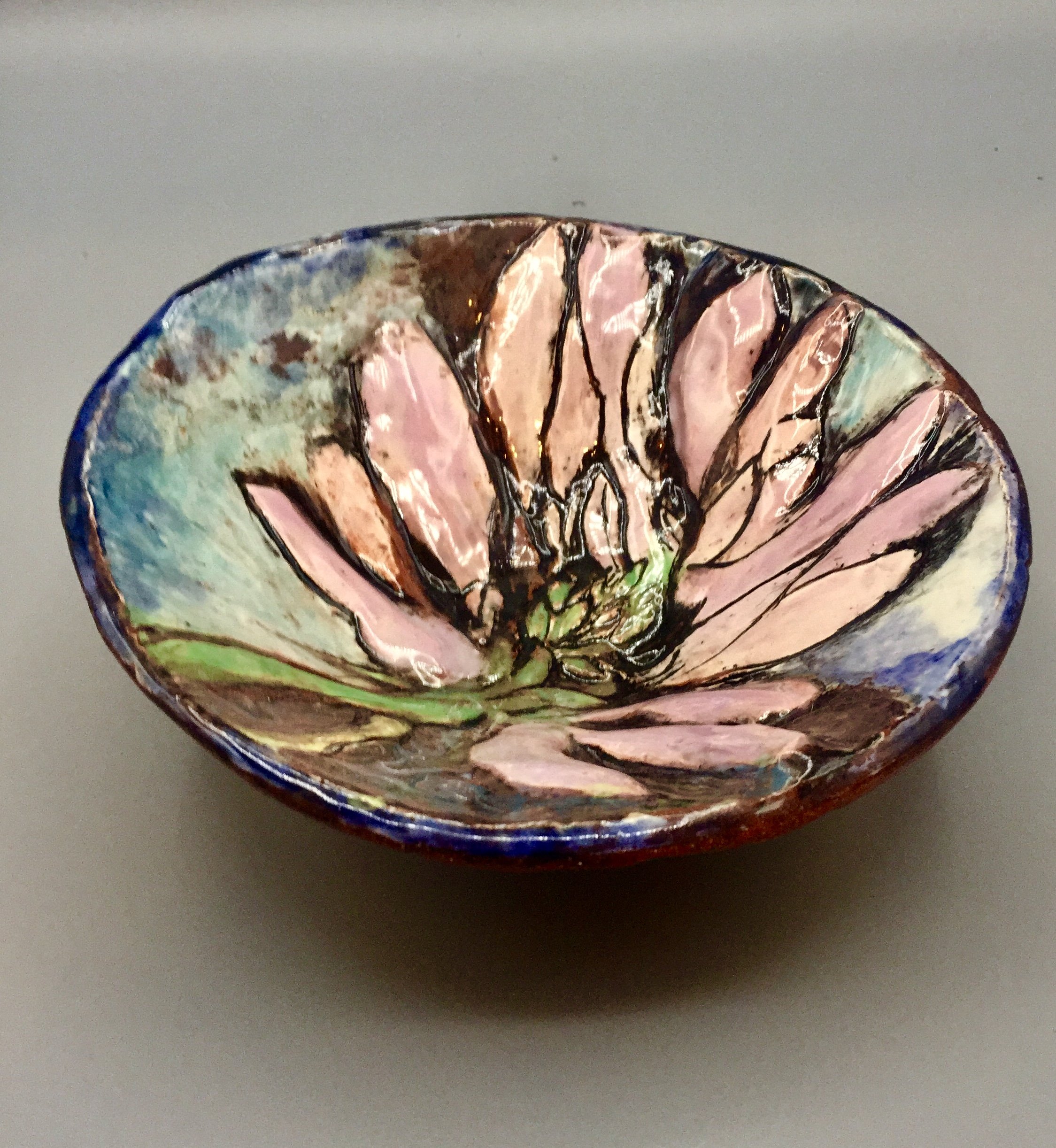 "Radiating flower petals" 2014, Ceramic Terra-cotta

