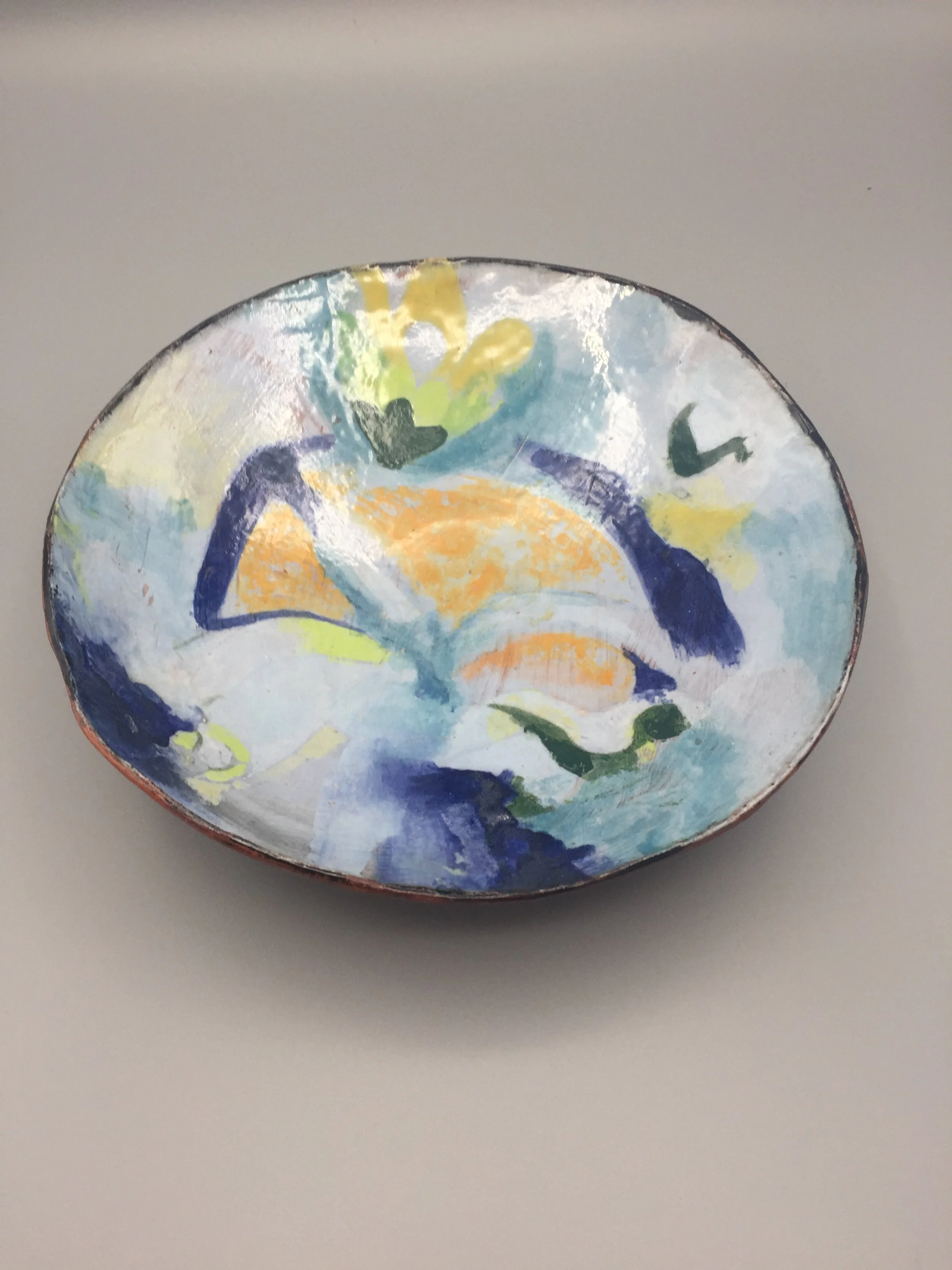 "Dreamy bowl" 2020's, Ceramic terracotta hand made