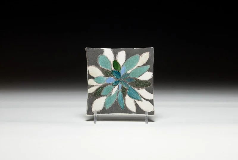 "Flower Tile" 2012, Ceramic porcelain handmade 