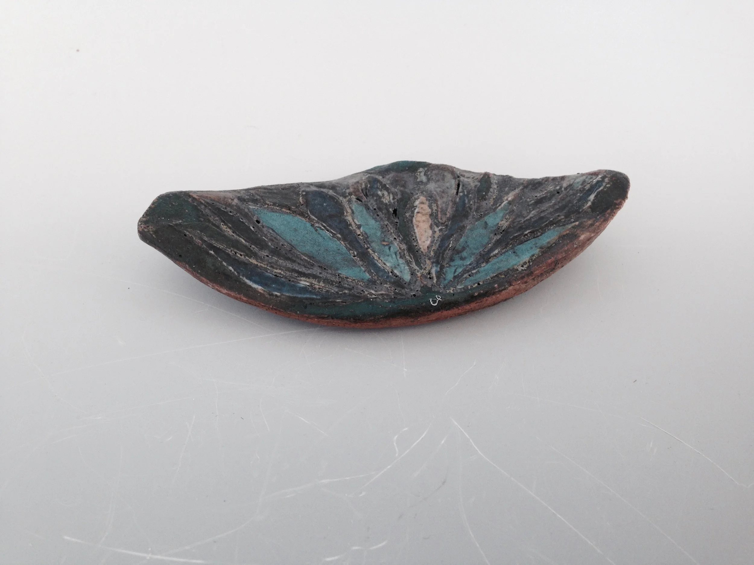 "Flower Spoon Holder" 2019, Ceramic terra cotta 