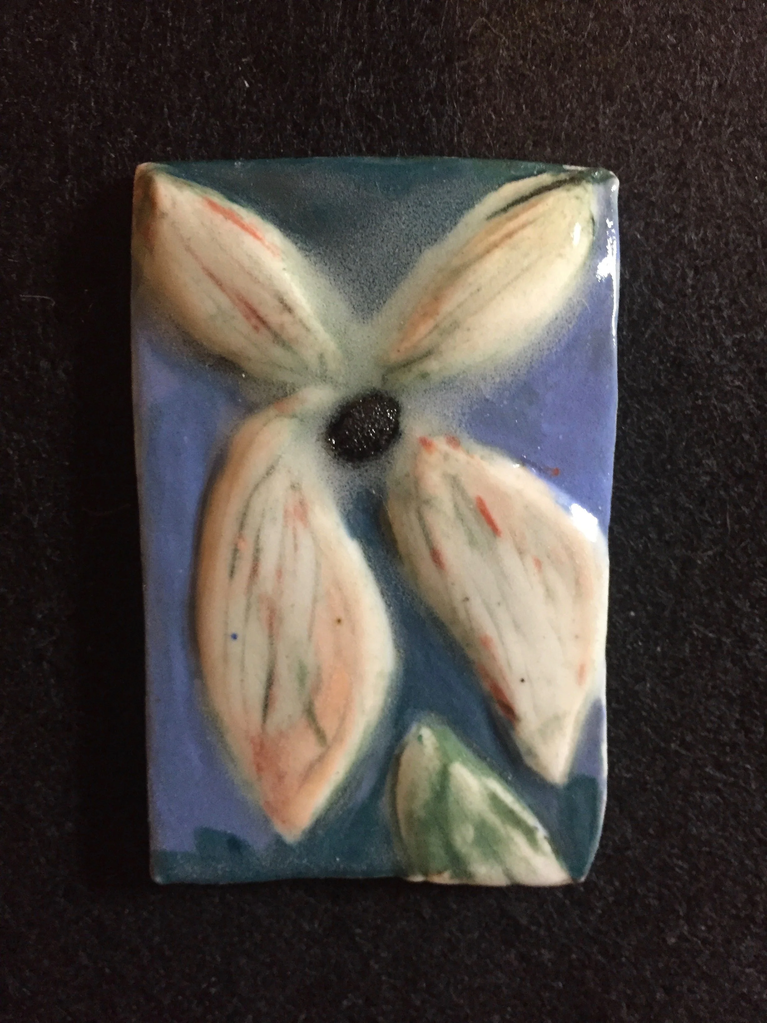 "Flower in the Blue Sky" 2019, Porcelain tile