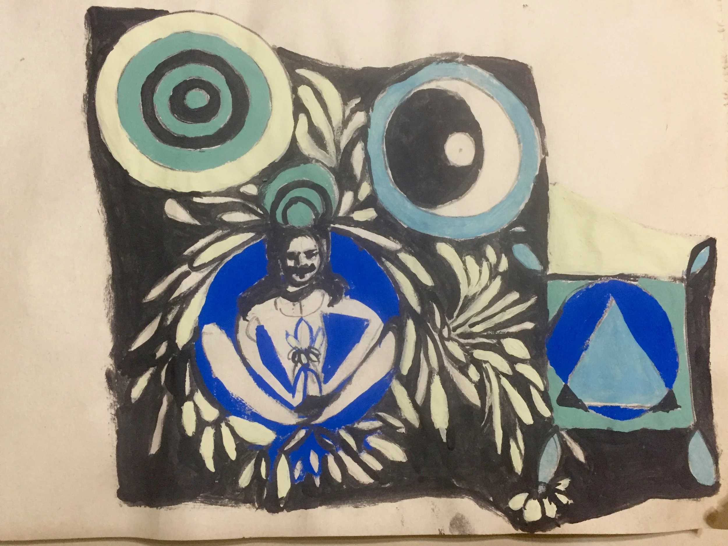 "Meher Baba Calling" 2020's, Underglaze transfer image for Ceramic  Plate