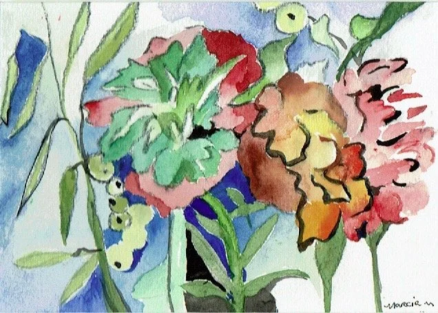 "Hygendra" 2019, Watercolor on paper