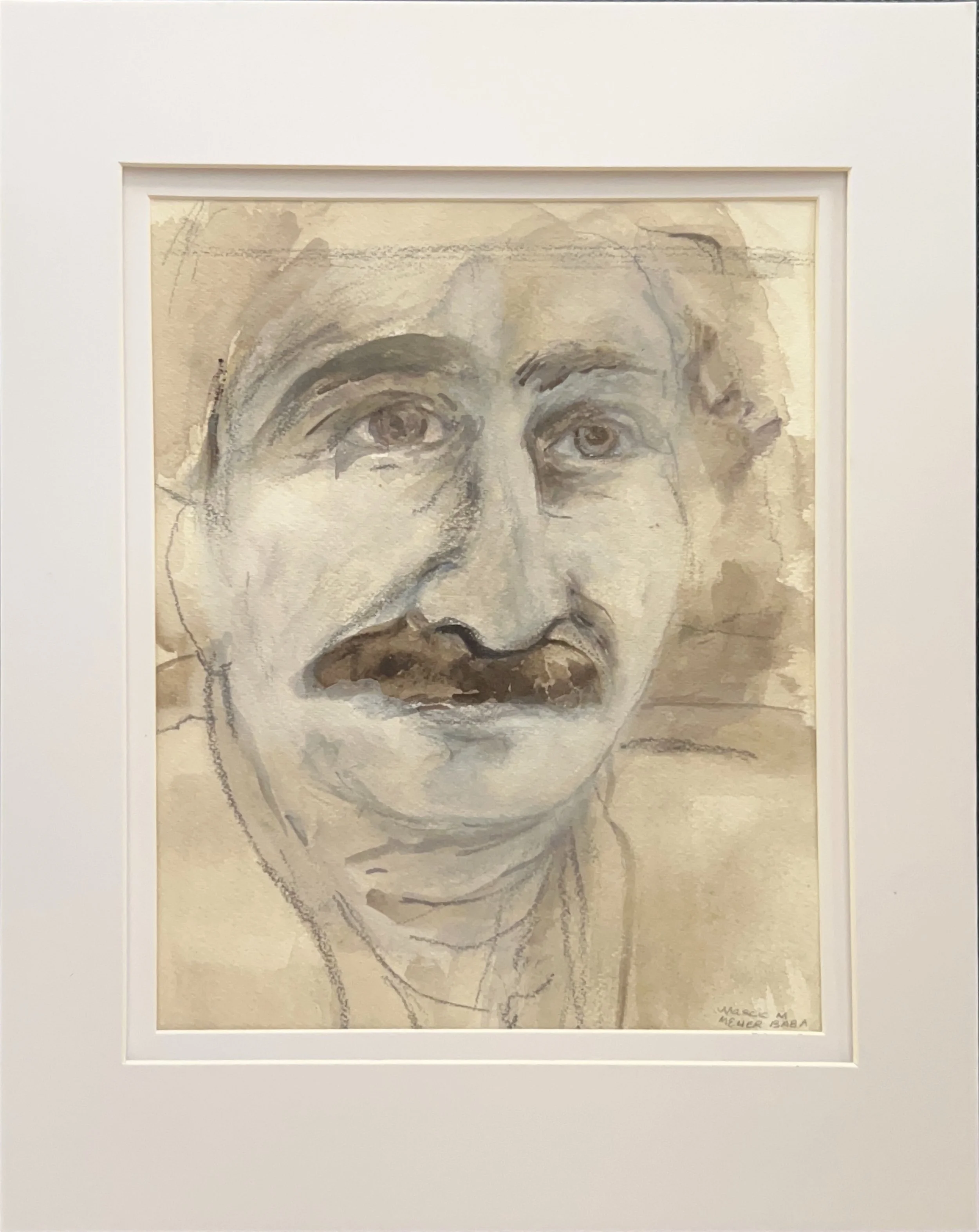 "Avatar" 2021, Watercolor on paper