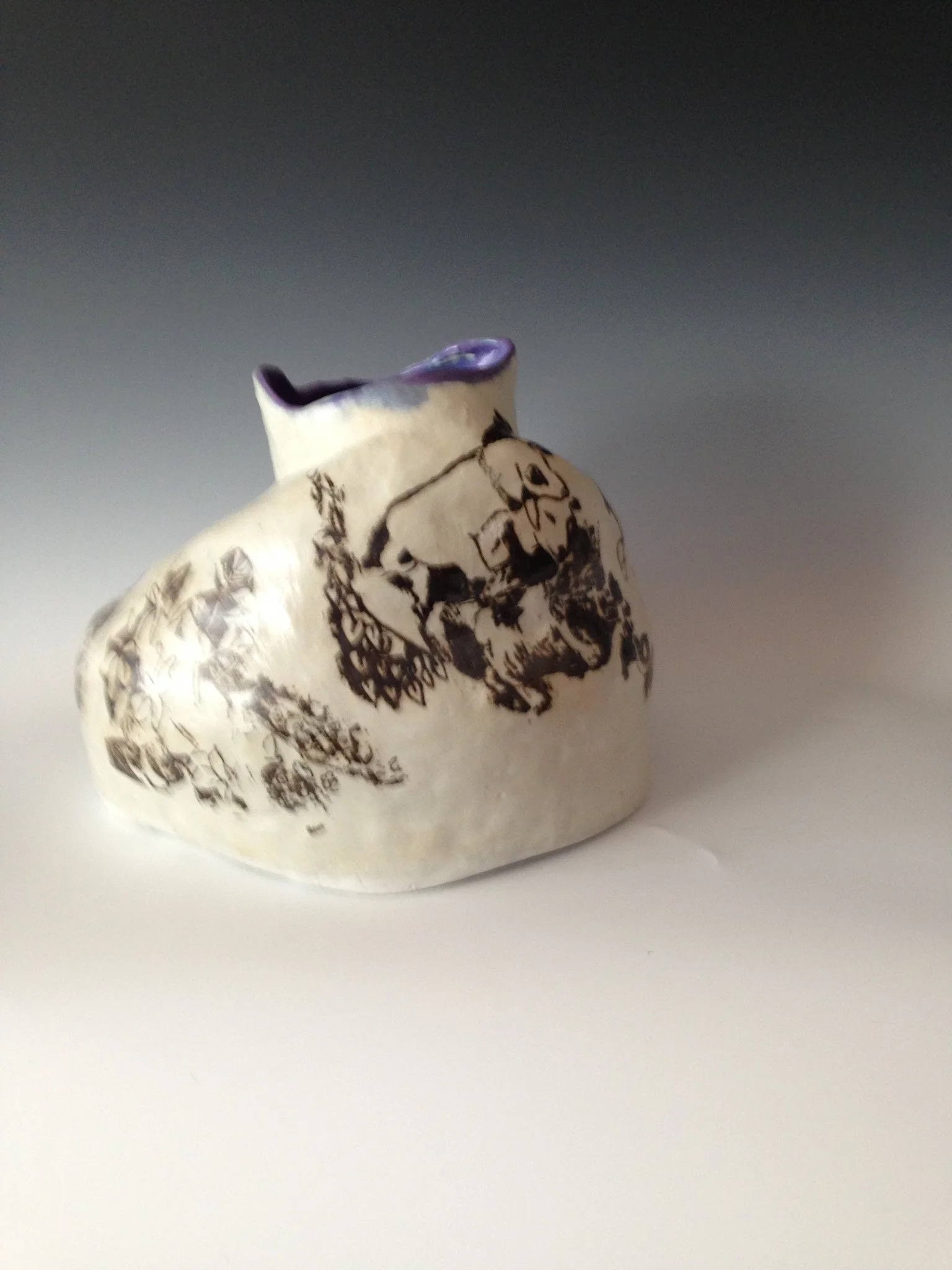 "Dogs and cats" 2020's, Ceramic porcelain coils