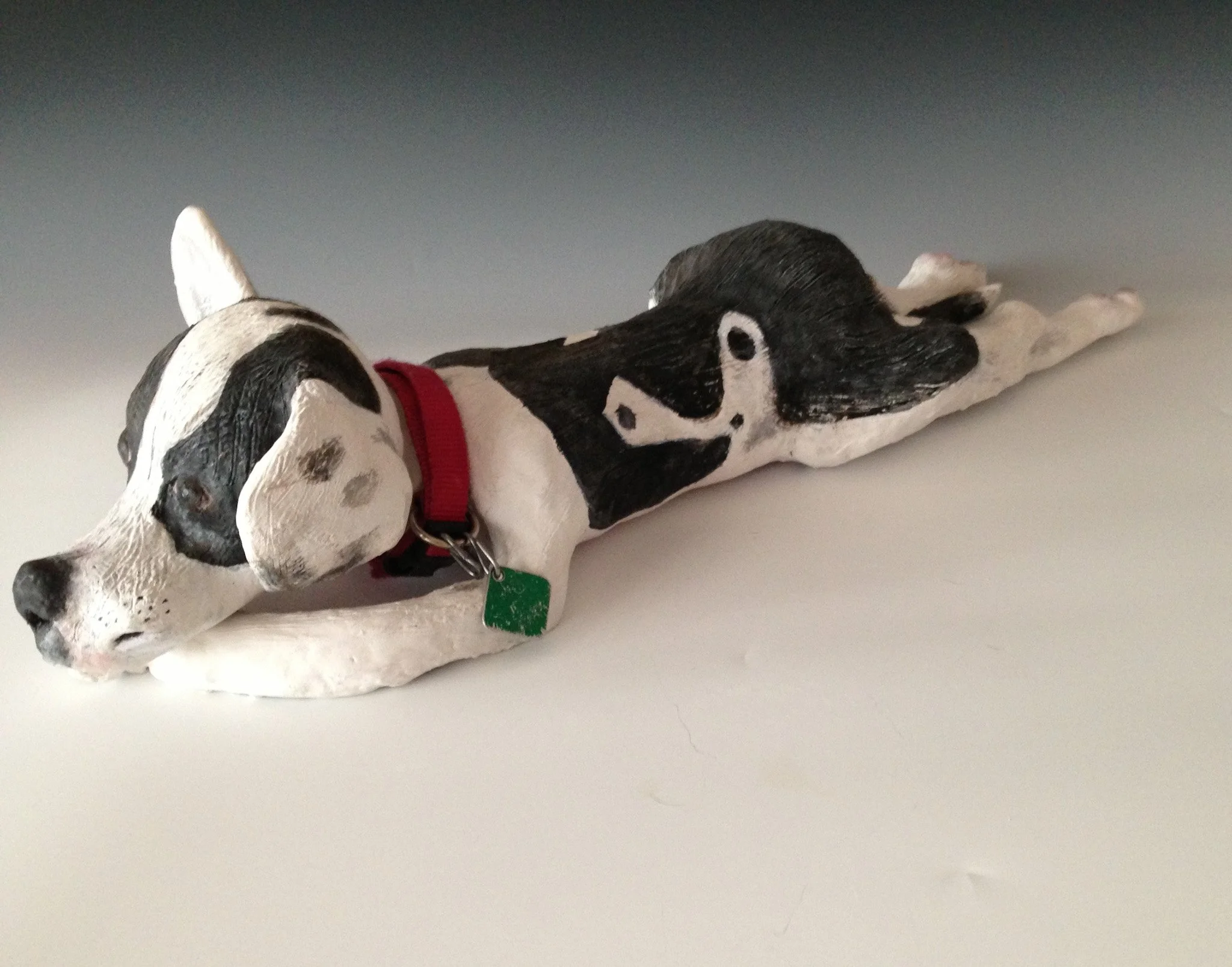 "Reclining Lucy" 2000’s, Ceramic stoneware sculpture