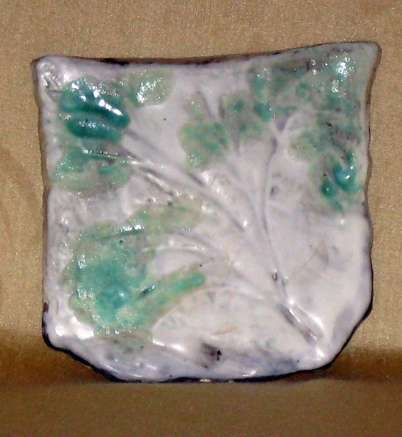 "Misty Day" 2015, Ceramic porcelain handmade tile 