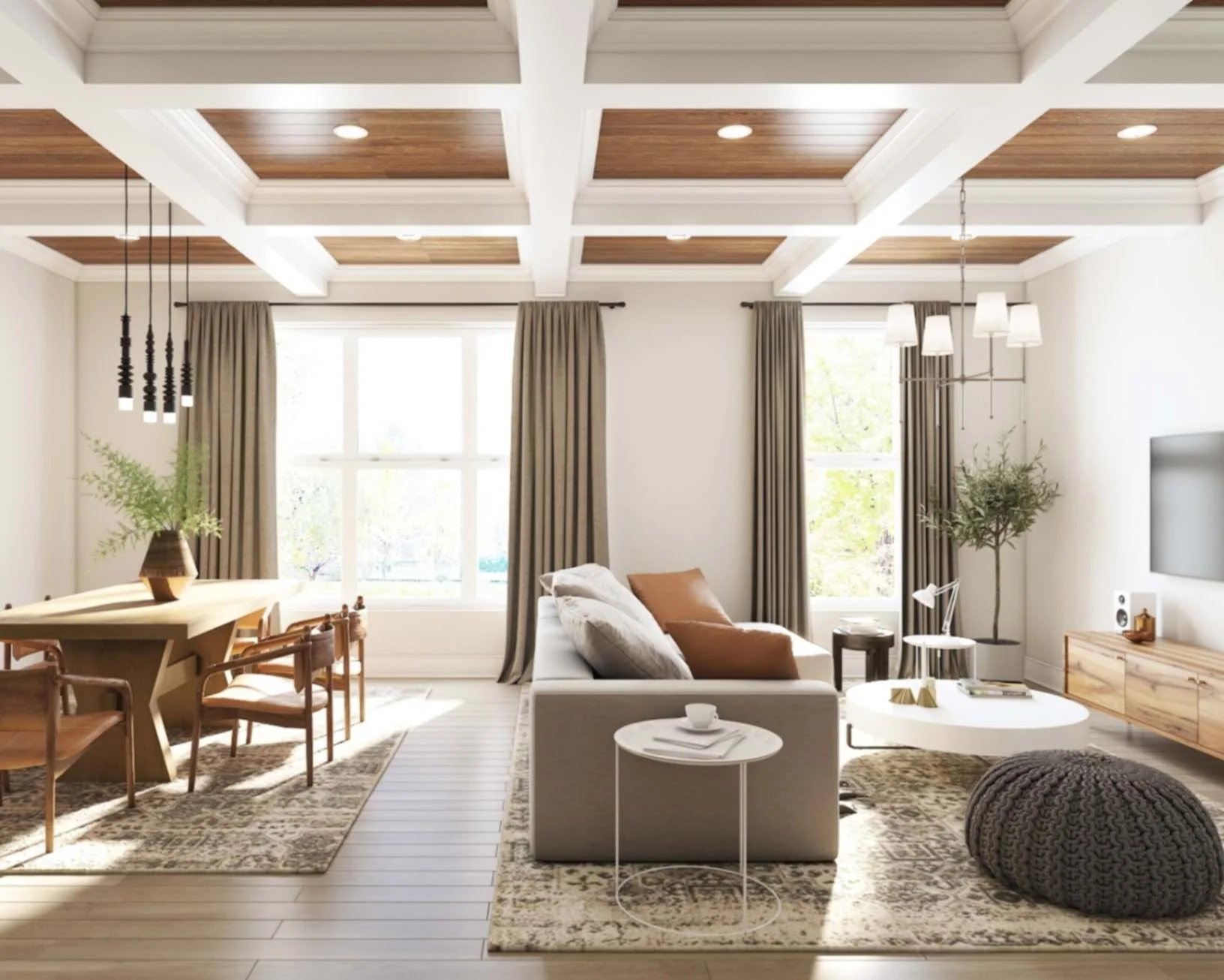 Are Coffered Ceilings Worth It? Pros, Costs &amp; Design Insights for Your Home