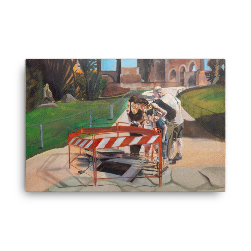 Distraction in the Roman Forum, Canvas — Nicole Yackley