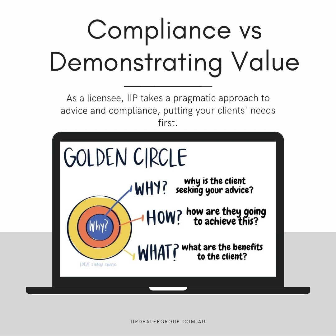 Compliance vs Demonstrating Value