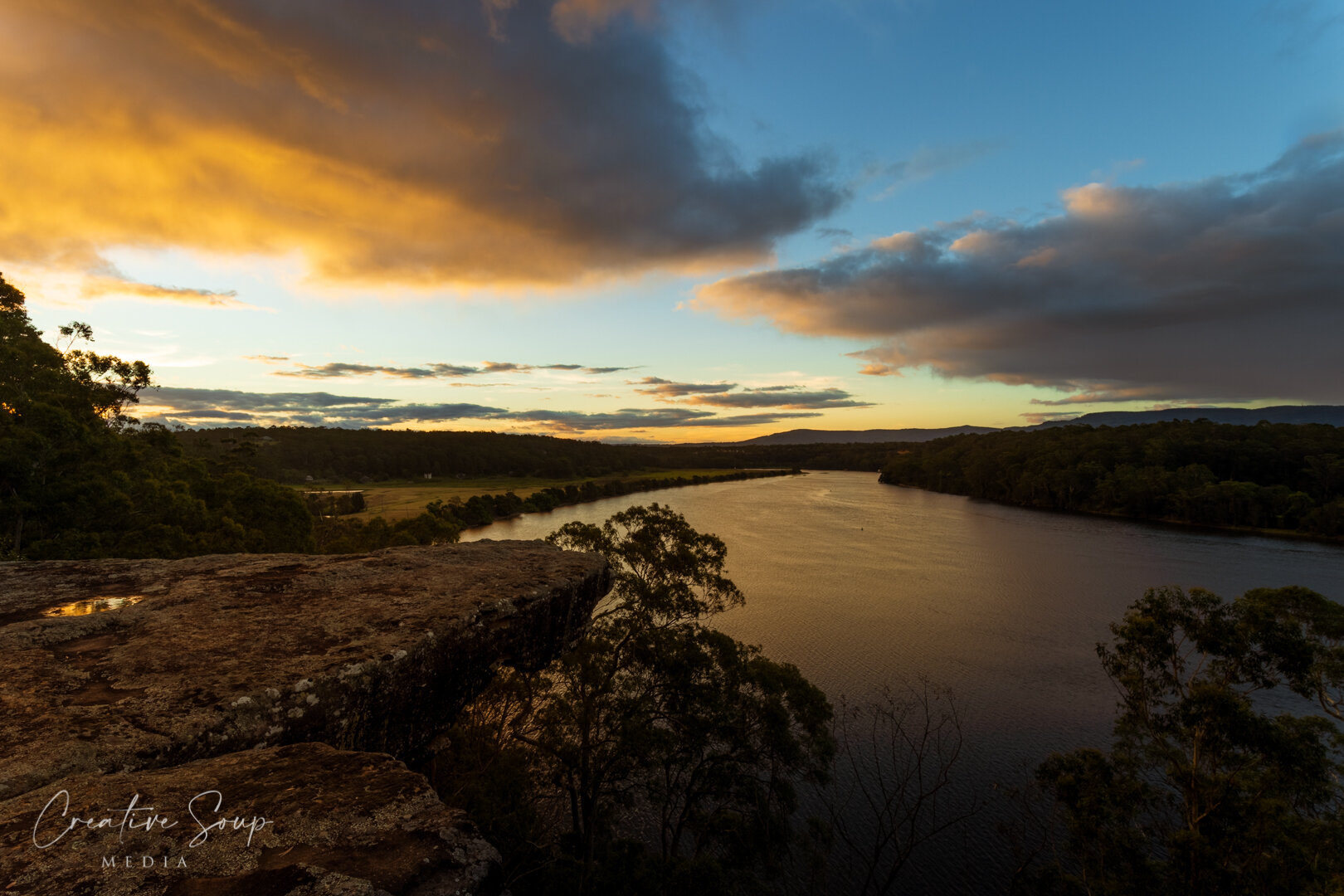 Glowing River