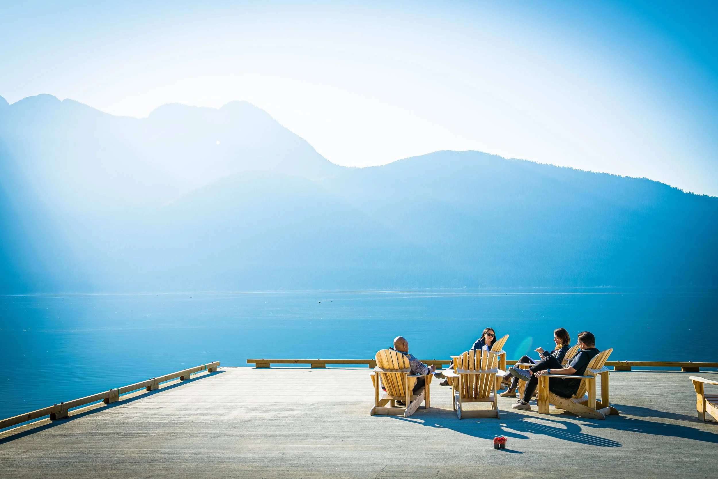 sunshine on the dock