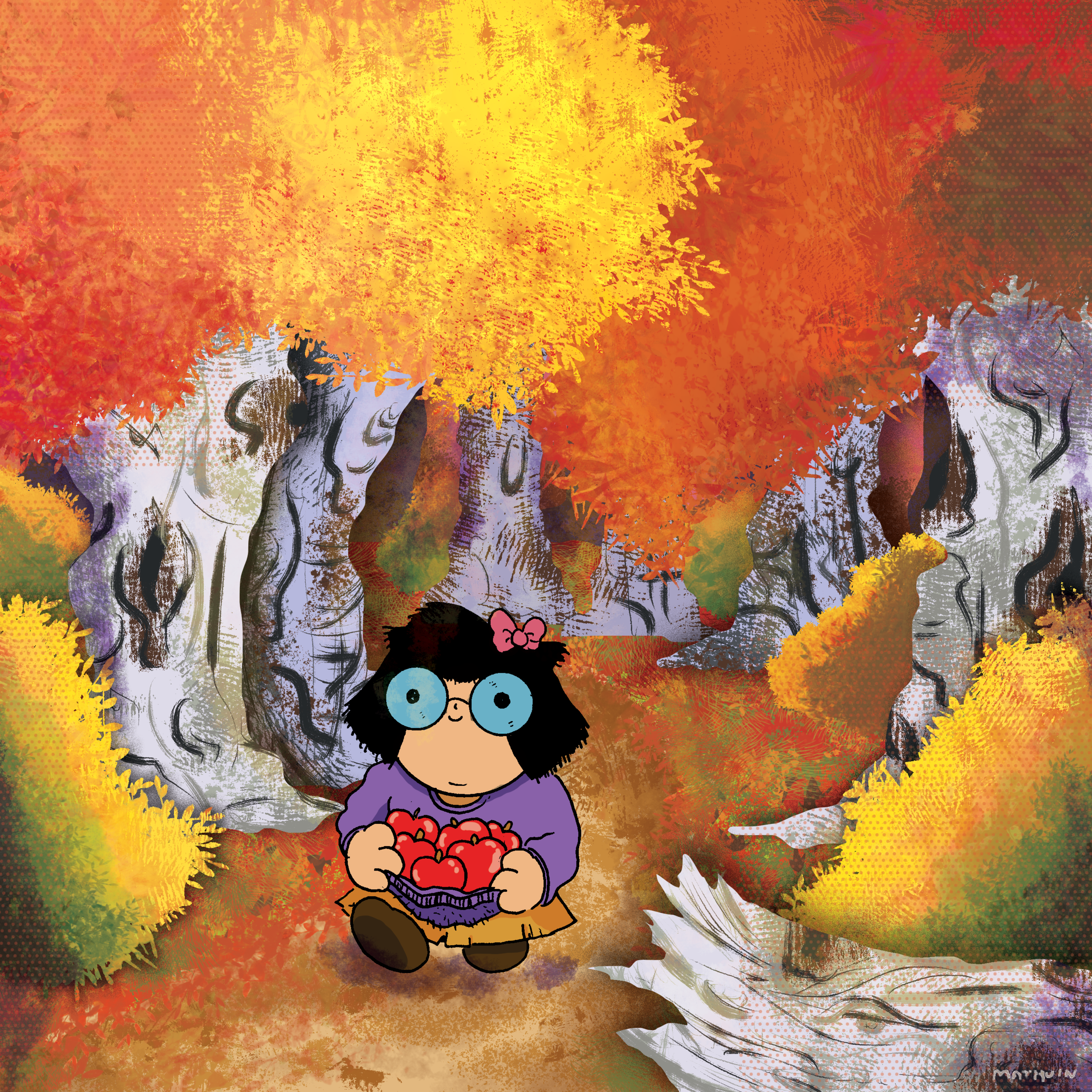 Fall (2021, 8x8, Digital)