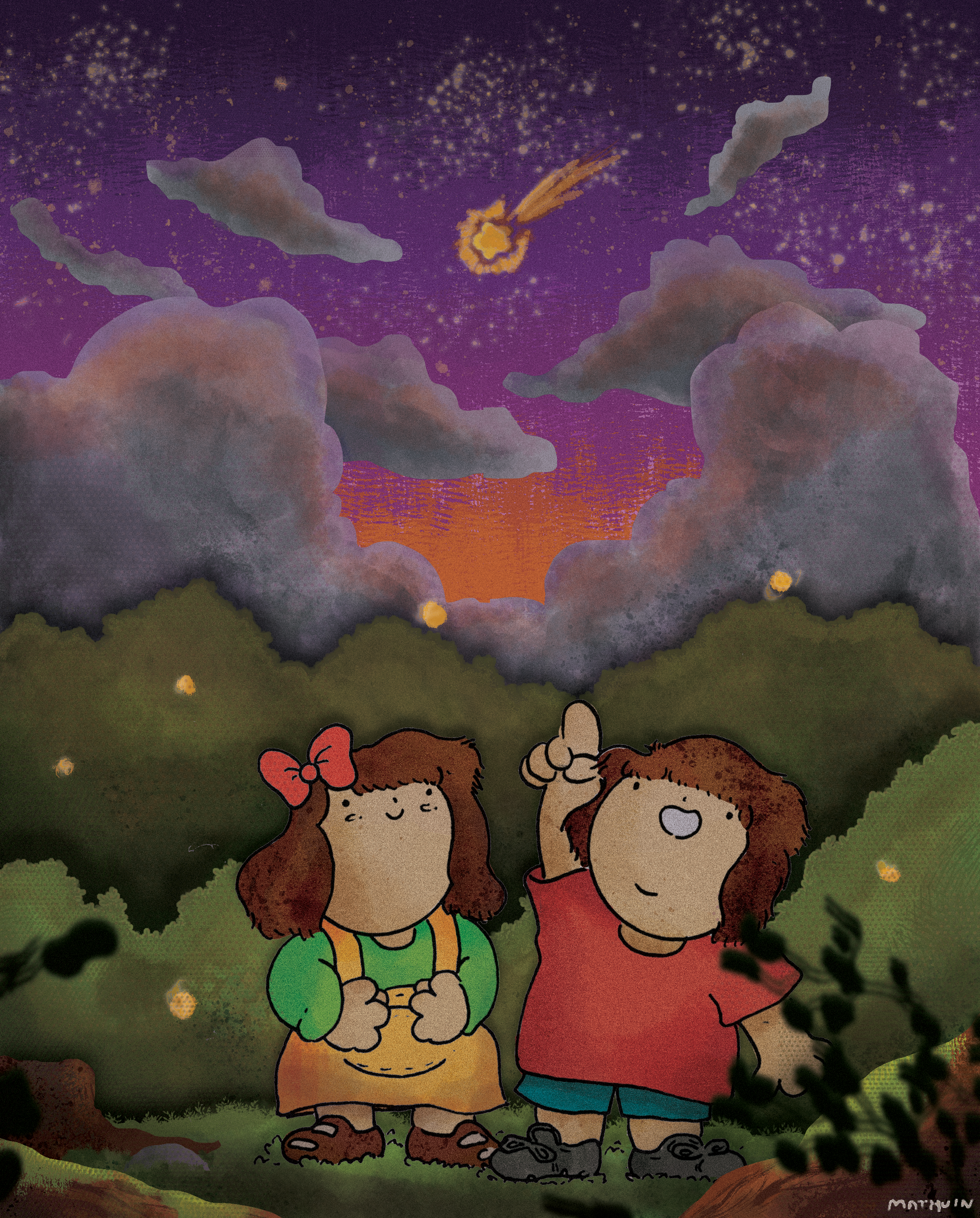 Look! It's a Shooting Star! (2021, 8.5x11, Digital)