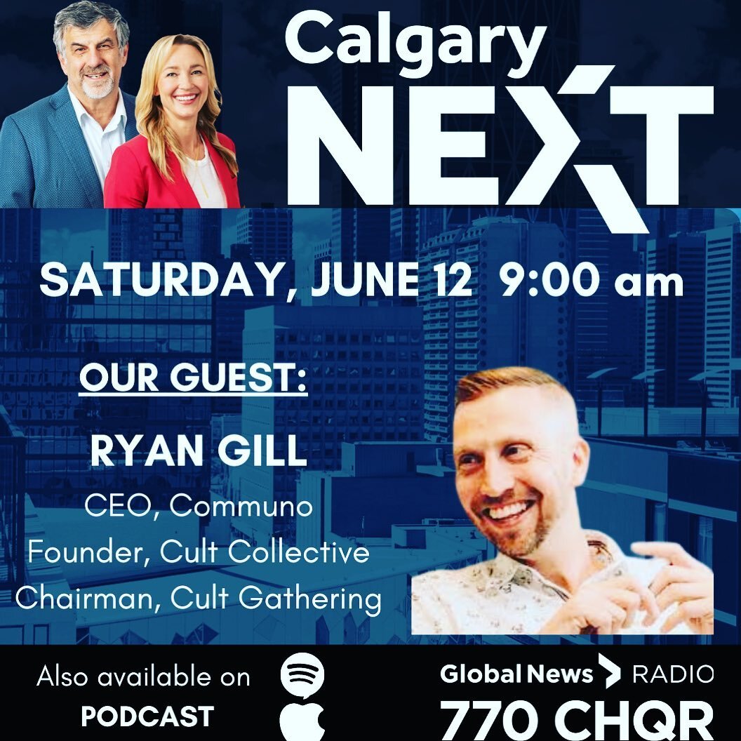 🎙SAT. JUNE 12, @ 9 am!
⠀
💥Marketing &amp; advertising  leader @ryangillshares joins David &amp; I on @770chqr this week!
⠀
🔥Inspiring conversation including  his focus on eradicating loneliness, his success in business, why he loves Calgary as a h