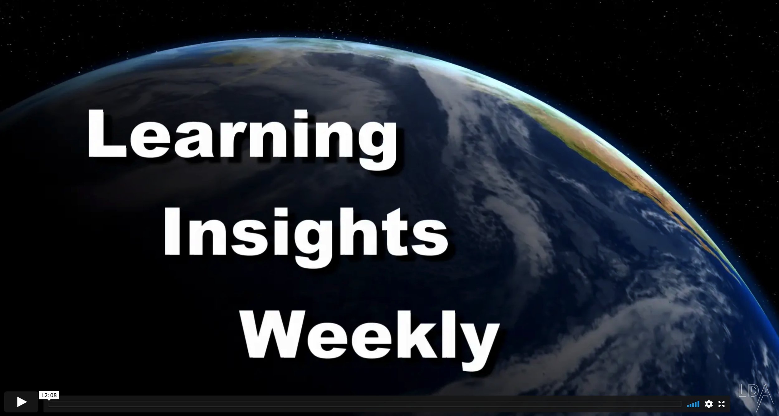 Learning Insights Weekly Meeting #21: Guest Guy Wallace - Anchoring Learning Experience Design To Authentic Performance Requirements