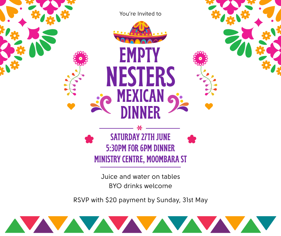 Mexican Dinner - Empty Nesters