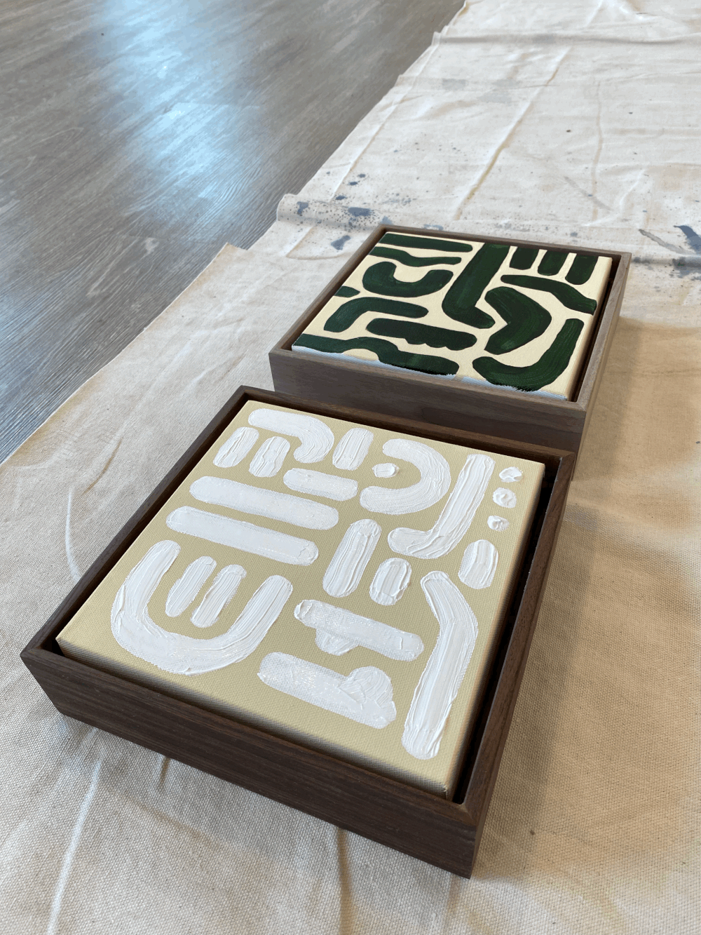 アンヌ・マリー　水彩画 「古い鉄柵II 」 アンヌ・マリー 水彩画 「古い鉄柵II 」