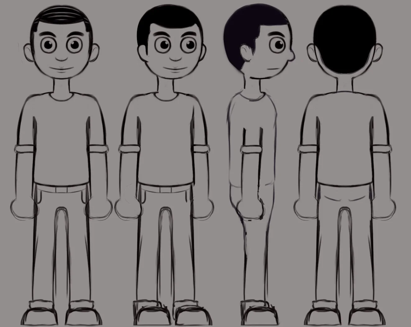 Rodrick Turnaround Sketch