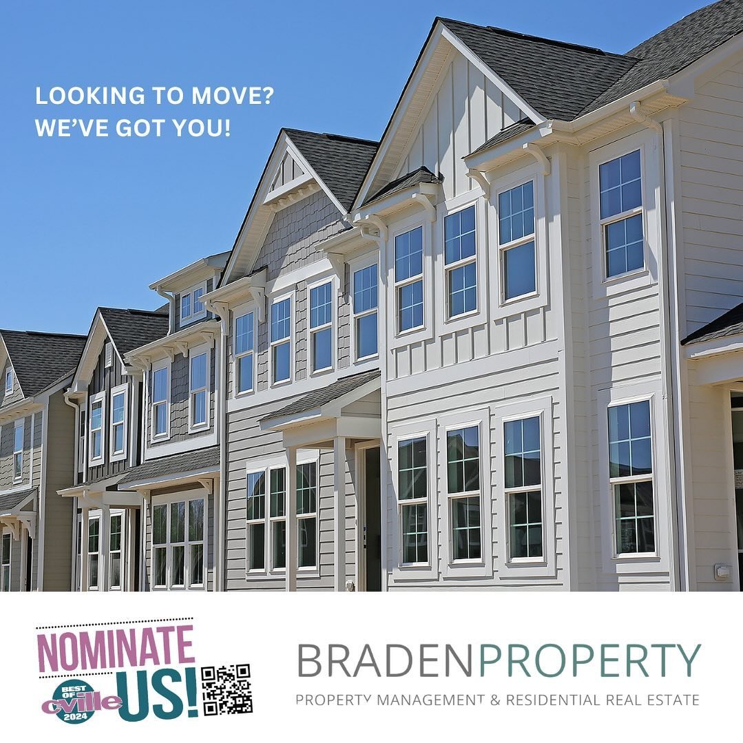 Looking for a new home in the Charlottesville or Crozet area? Braden Property manages a wide range of housing options and we would love for you to be our newest resident! Follow the link in bio to view our available rentals. 

#bradenpropertymanageme