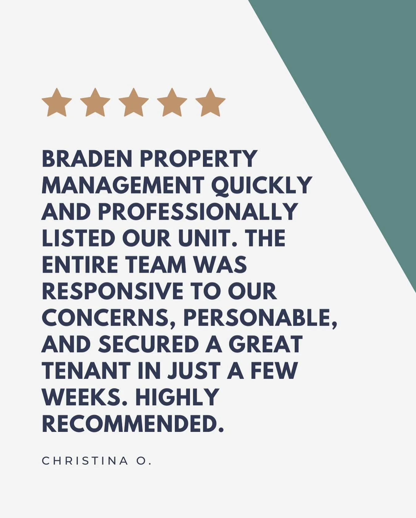 This is what we love to hear! A huge thank you to our client-owners for the trust they place in us.

When our owners are happy, and the residents are excited about their new home, we know we&rsquo;ve done our job right. We truly appreciate the opport