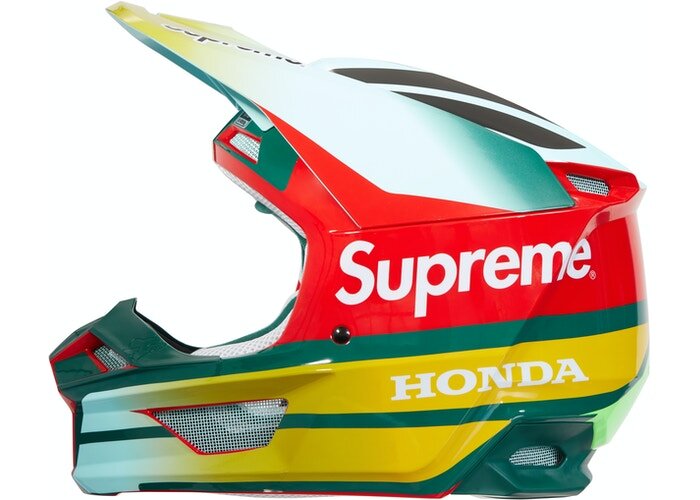 Supreme Honda Fox Racing V1 Helmet Moss SZ L — LAFavCards