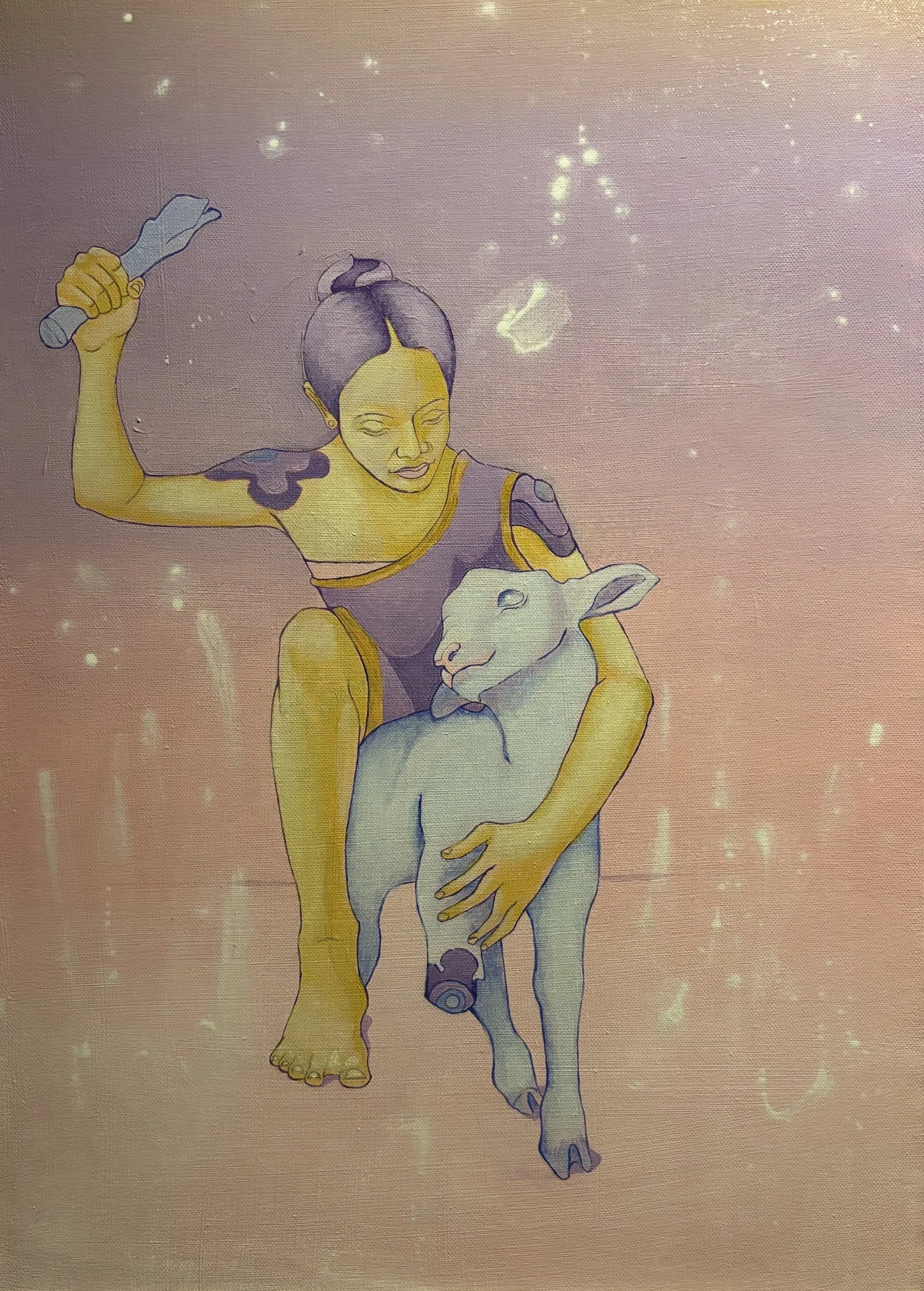 Ms. Andry Slaughtering a Lamb