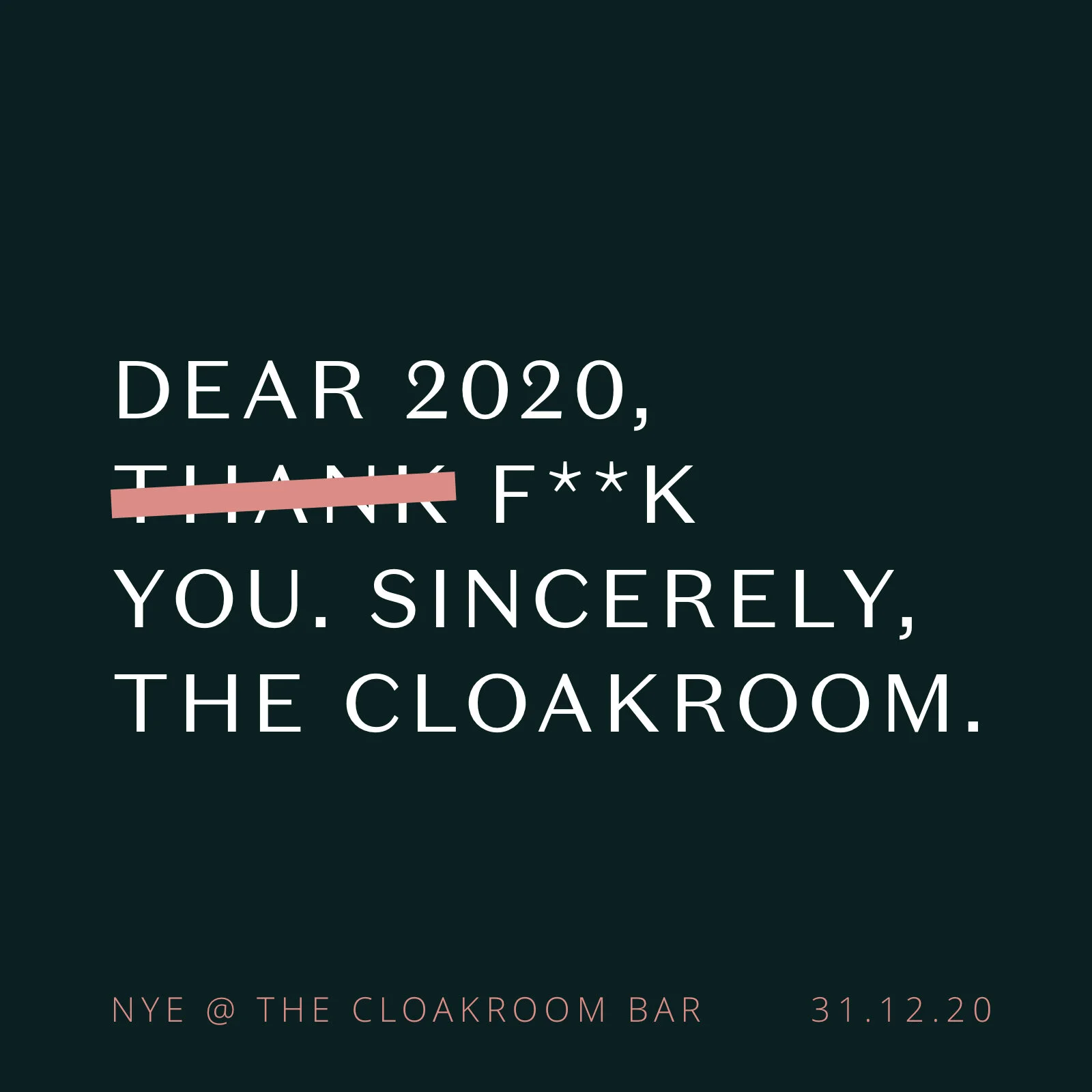 The Cloakroom Bar — Arcane