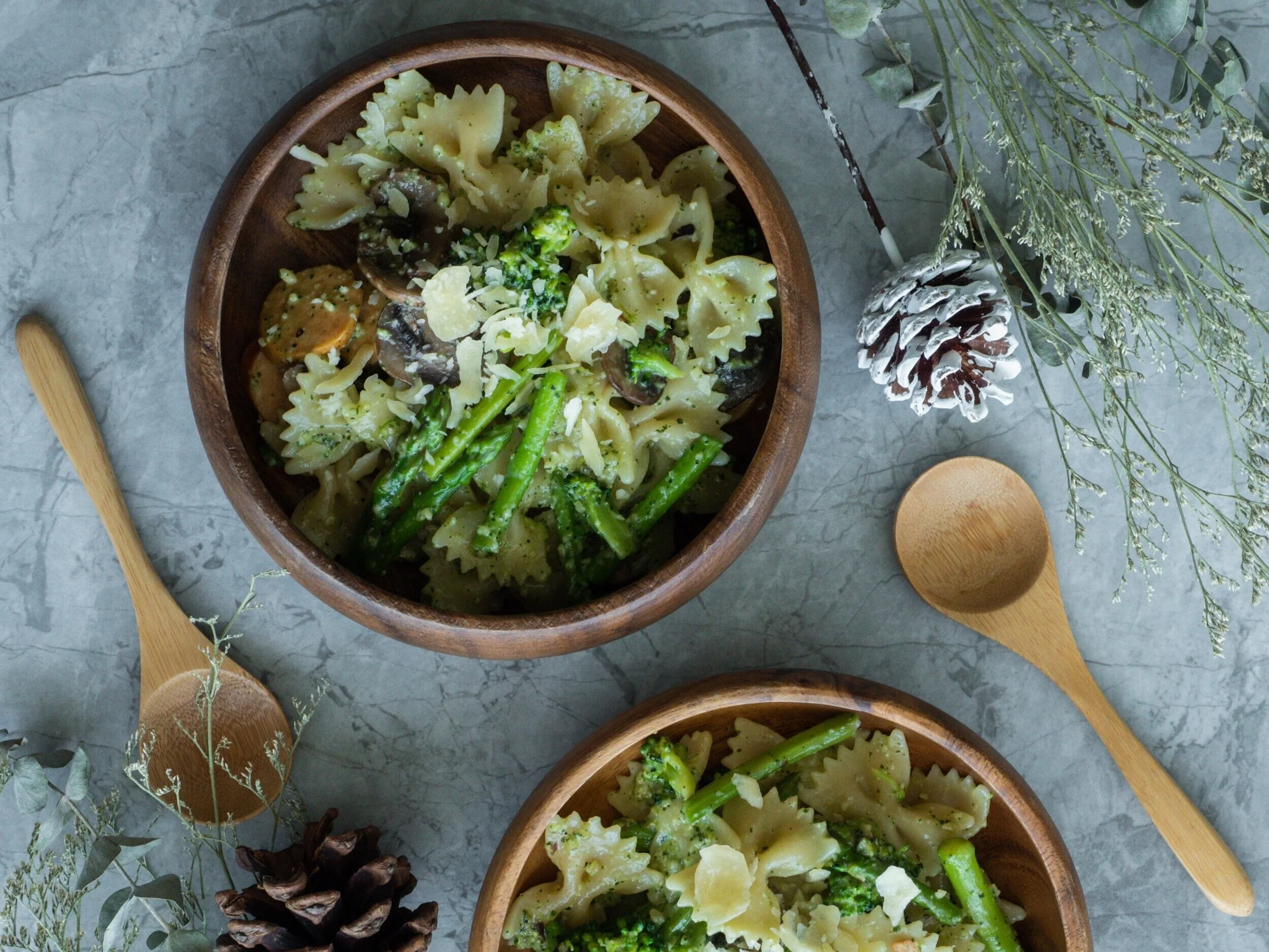 Lemon Pesto Farfalle