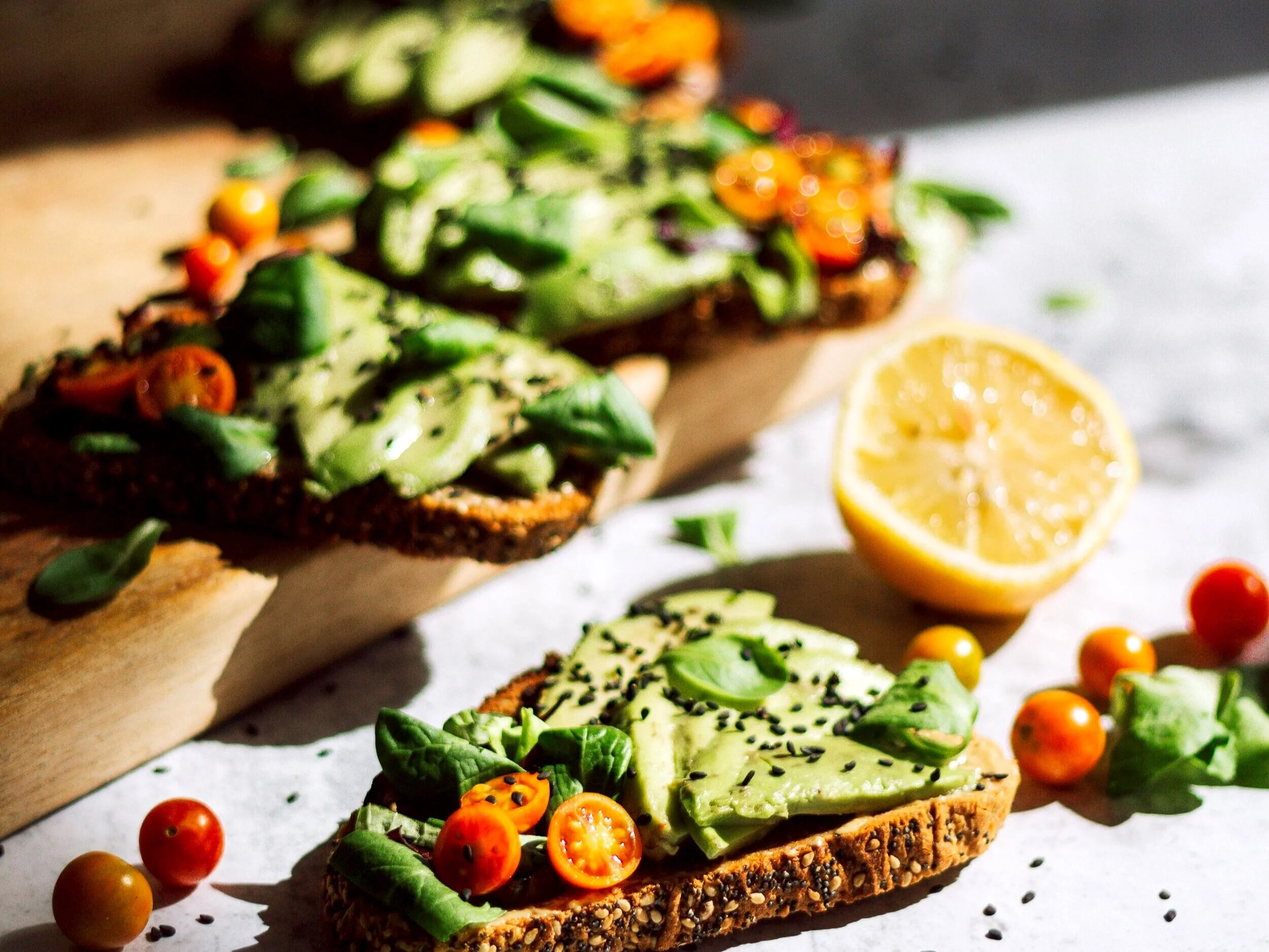 Flax Bread Avocado Toast