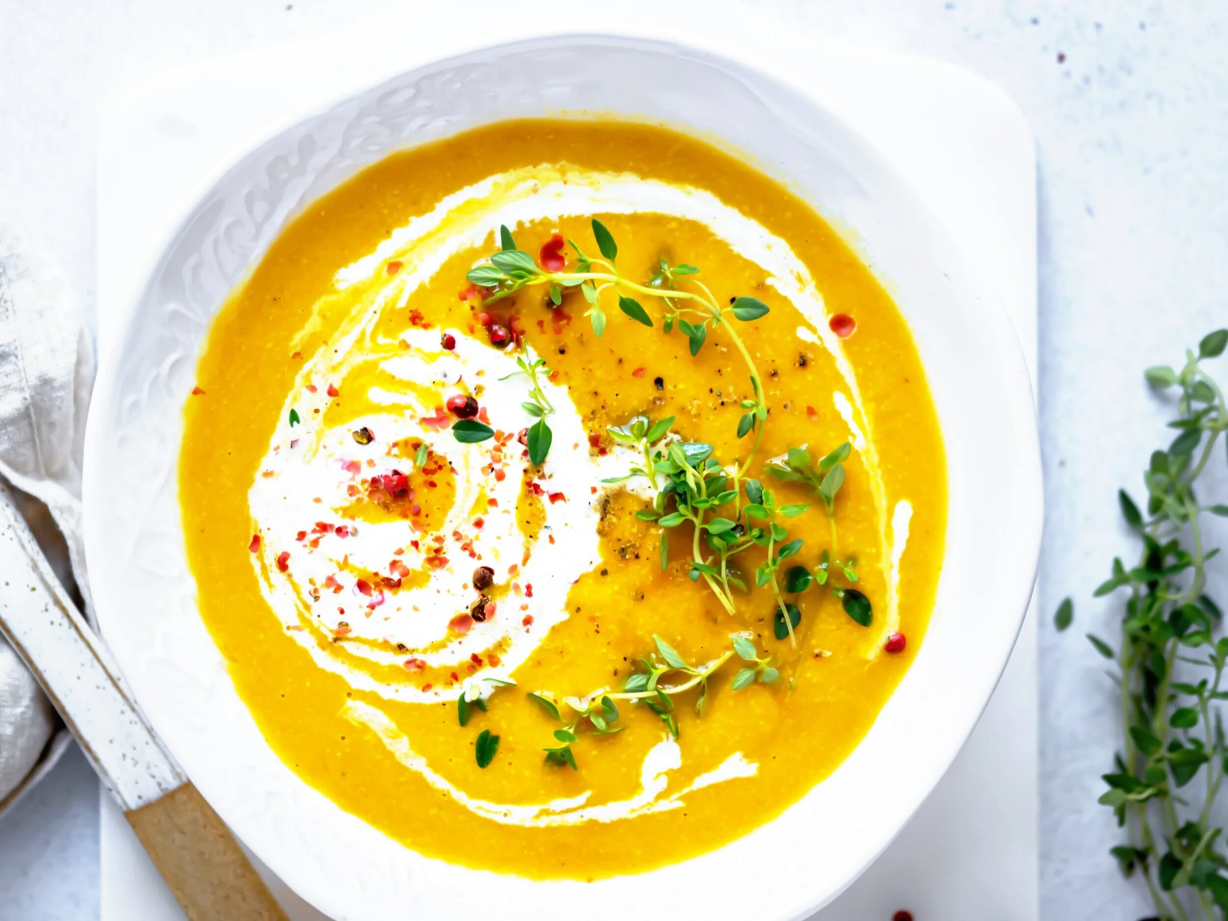 Creamy Cauliflower & Carrot Soup