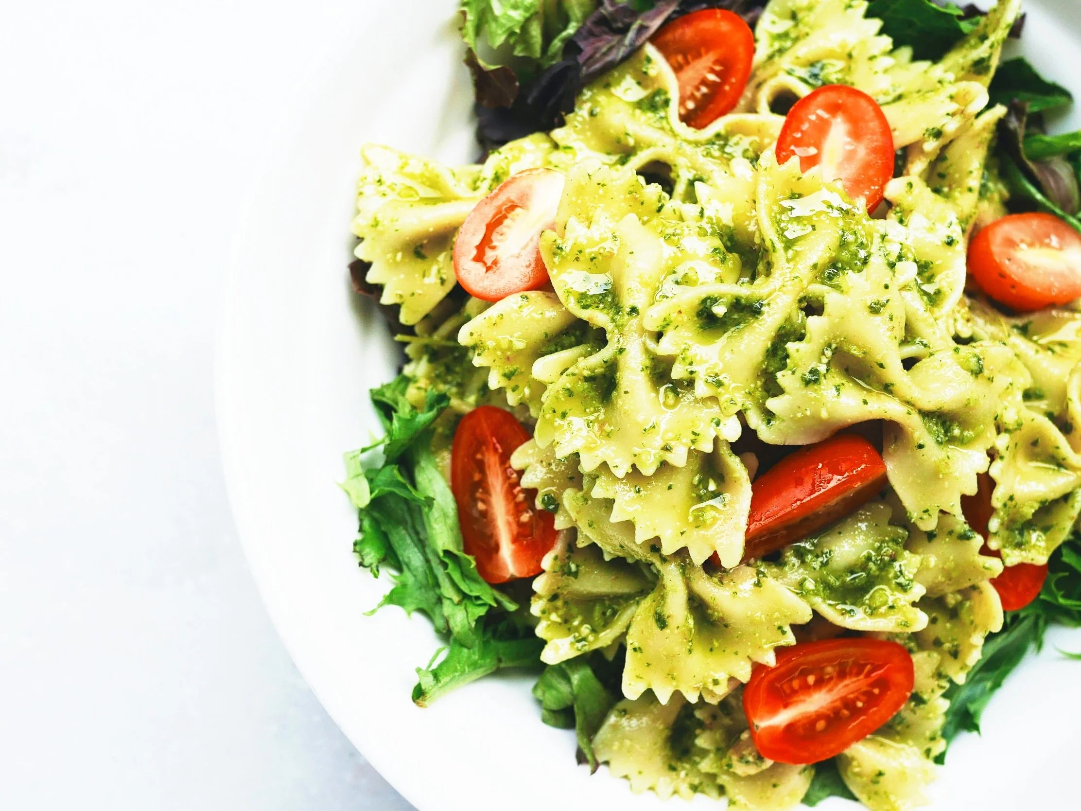 Lemon Pesto Farfalle