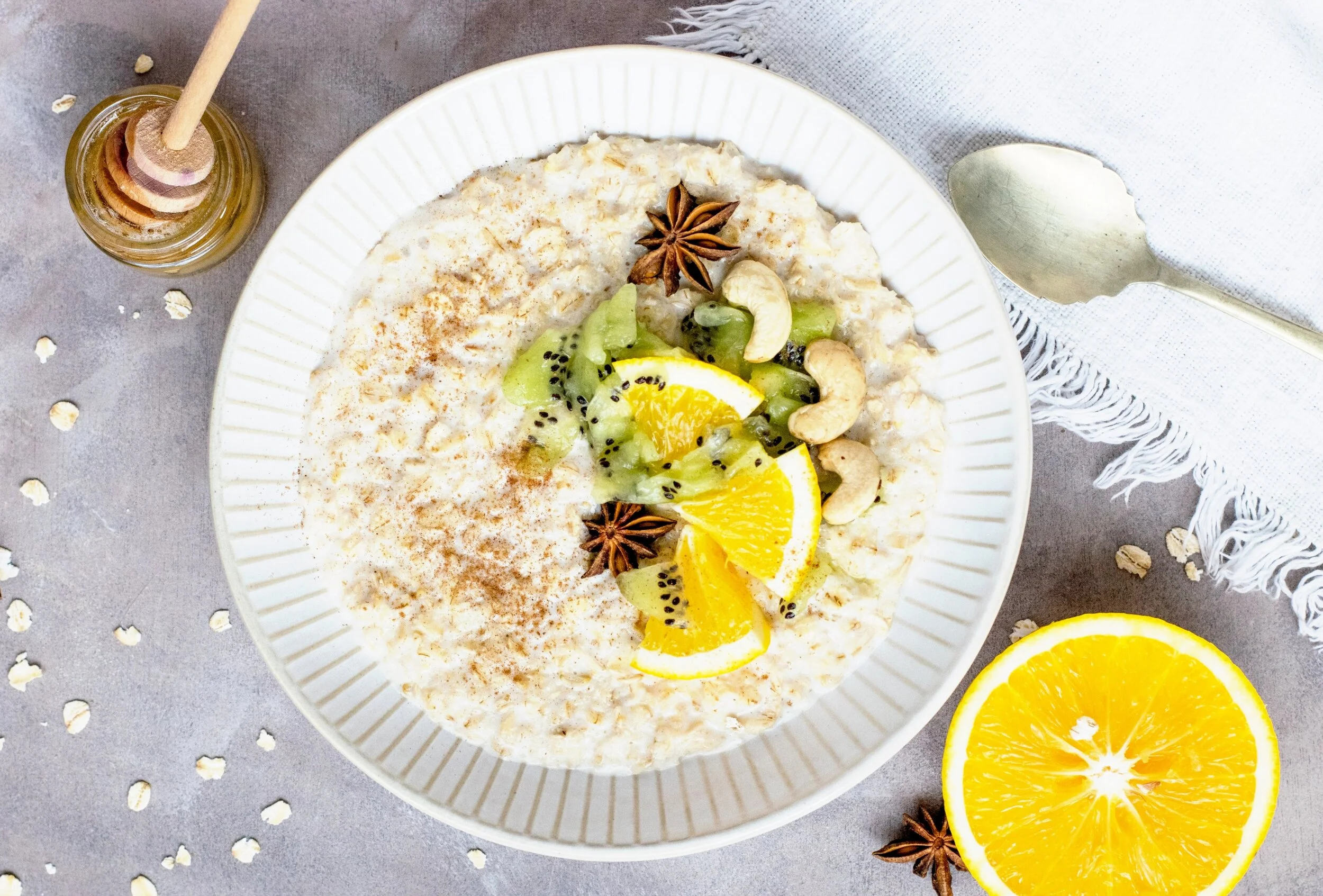 Kiwi Cauliflower Porridge