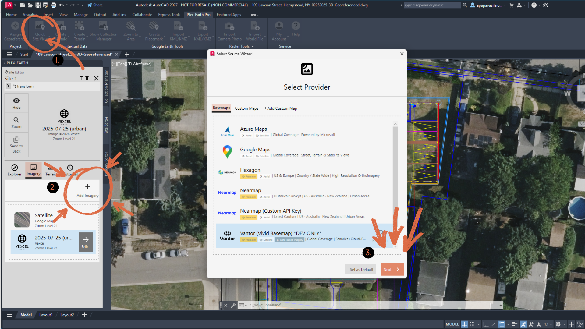 Image showing Vexcel in Site Area