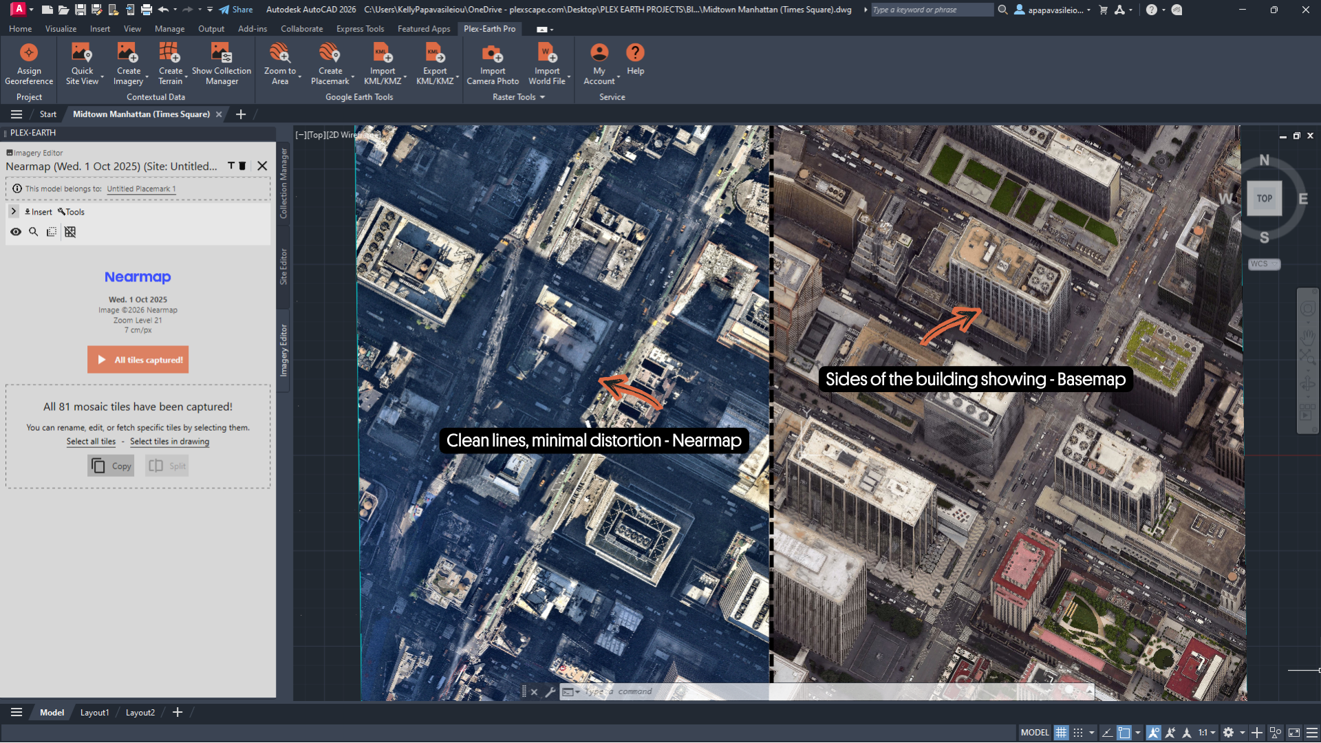 Nearmap vs Basemap