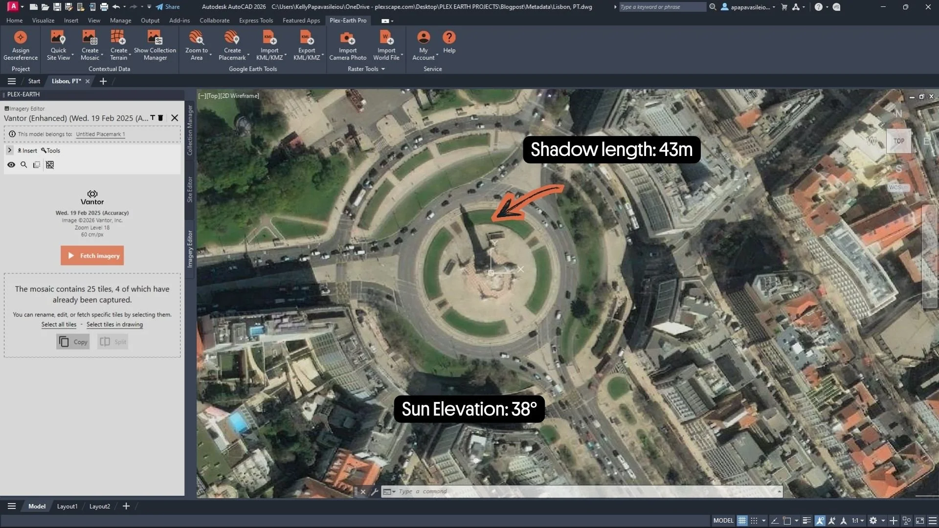 Metada: Sun Elevation & Azimuth