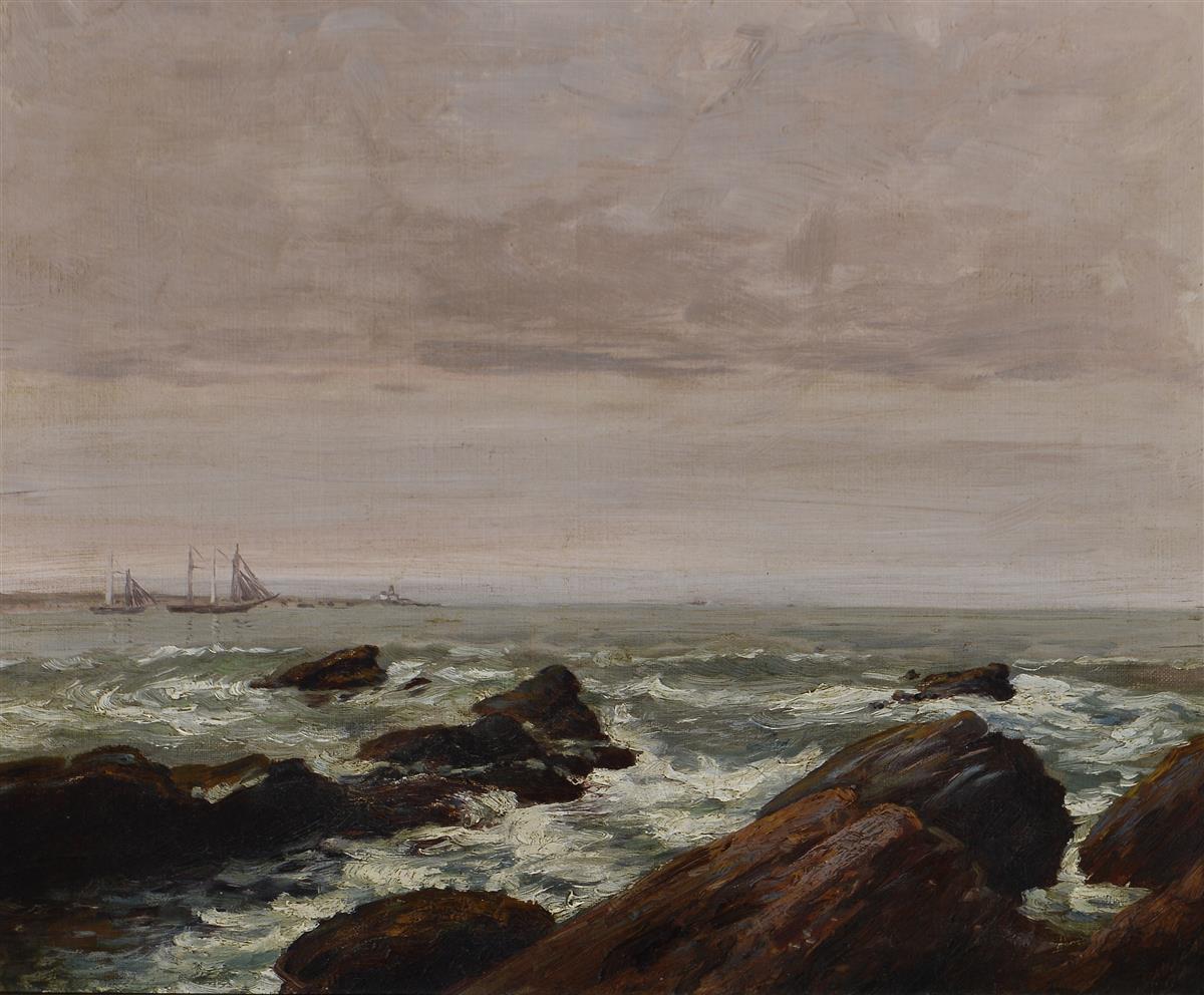 Charles Mielatz  Ger. 1864-1919  Seascape 