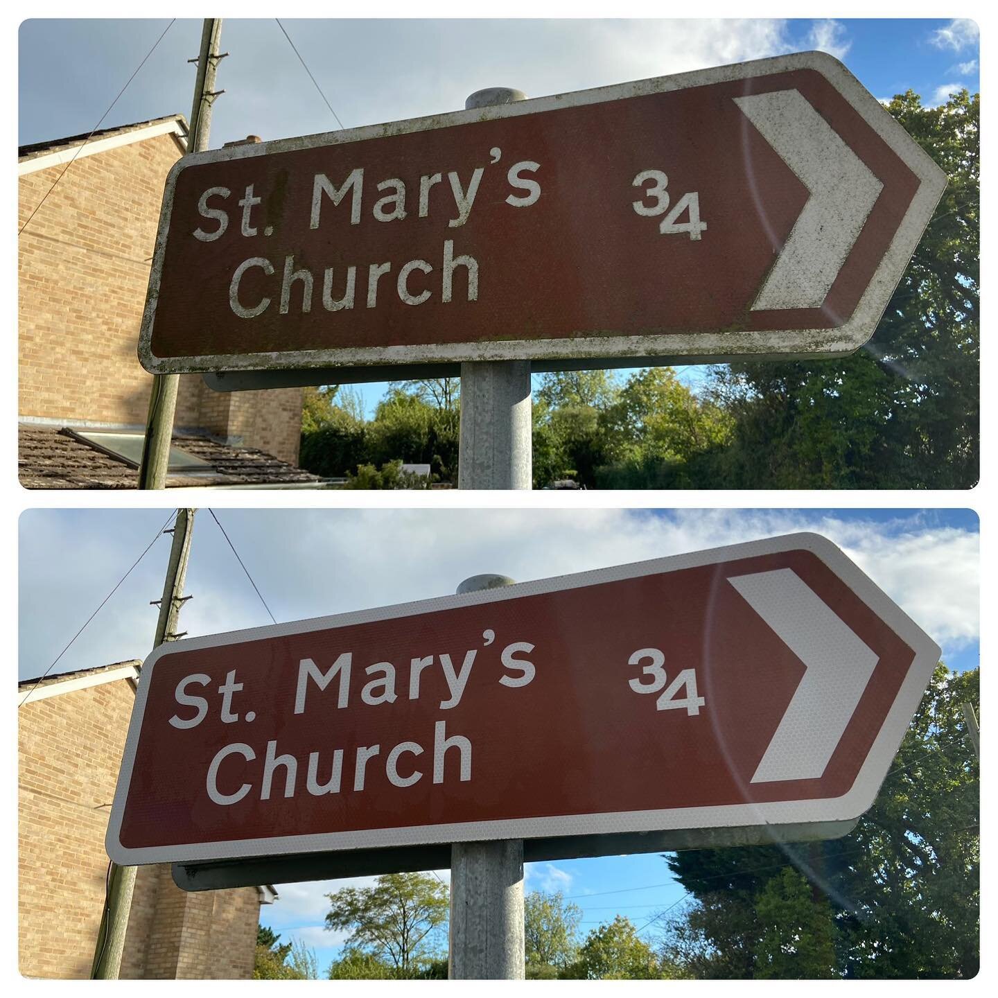 #church #sign #signclean #lytchettmatravers #poole